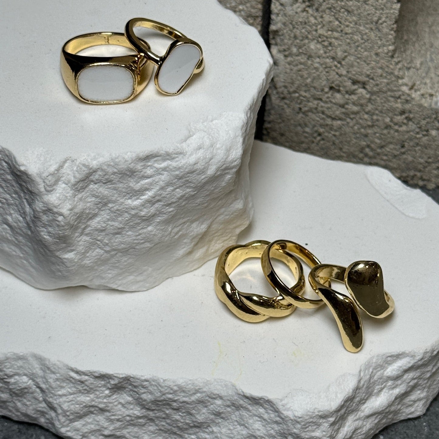 Stack Me 5 Piece Ring Set Size 8