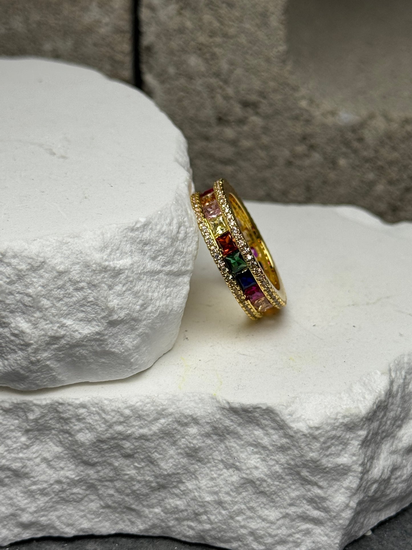 Happy Hour Multi Color Ring 8