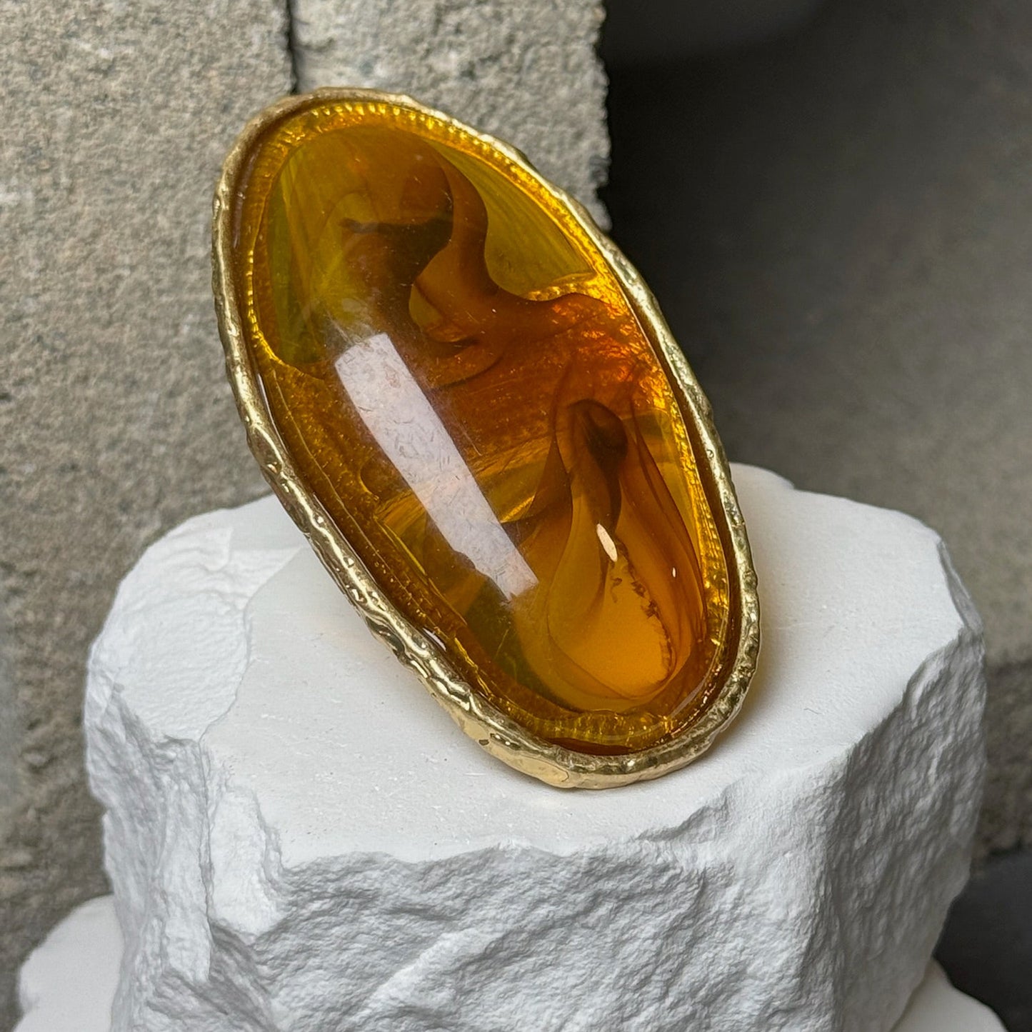 Ethereal Statement Ring Expandable Up To Size 10