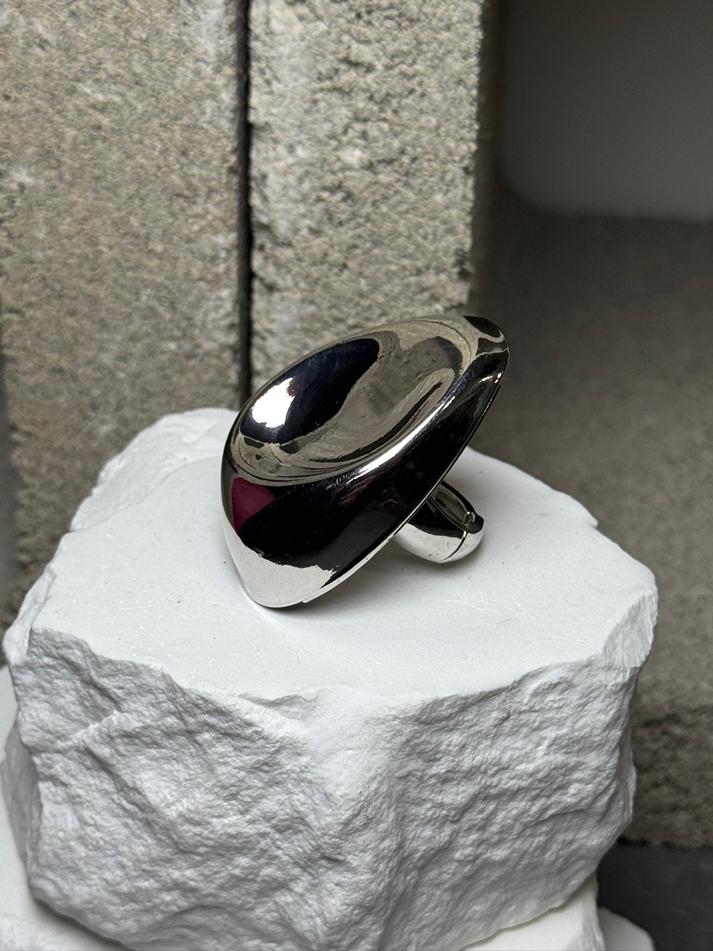 Chrome Crush Expandable Ring Up To Size 10