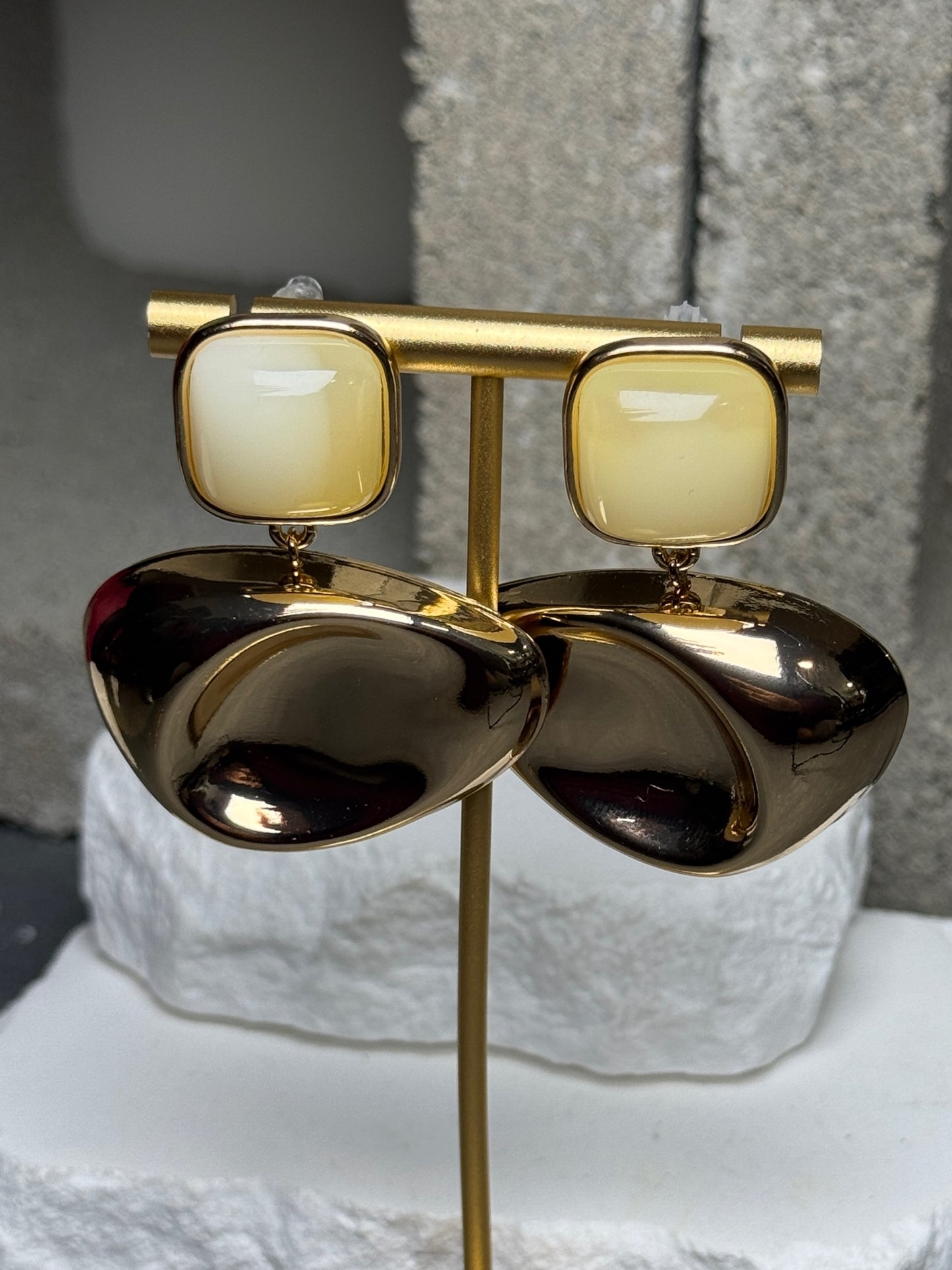 Double Feature Layered Earrings