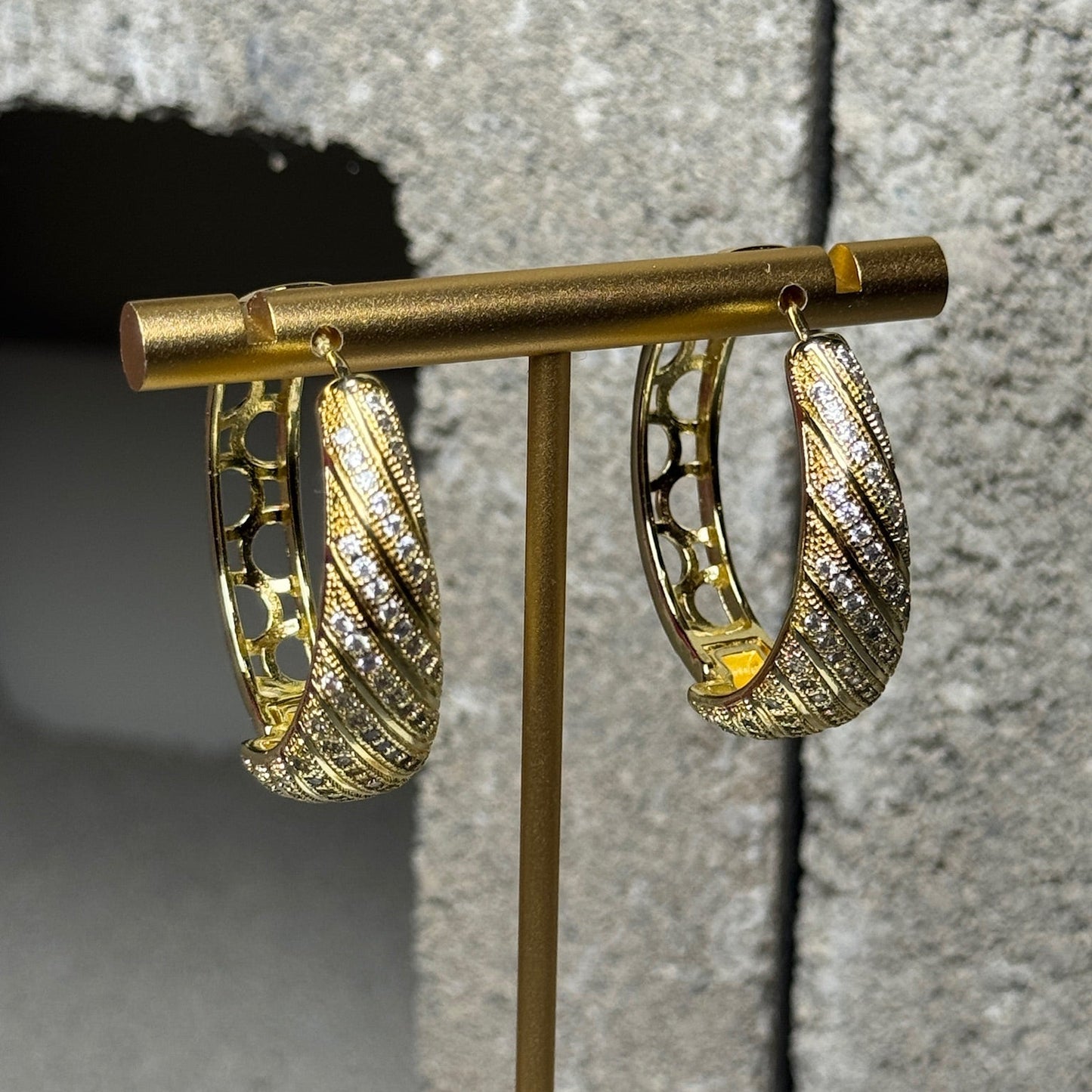 Girl Math Hoop Earrings