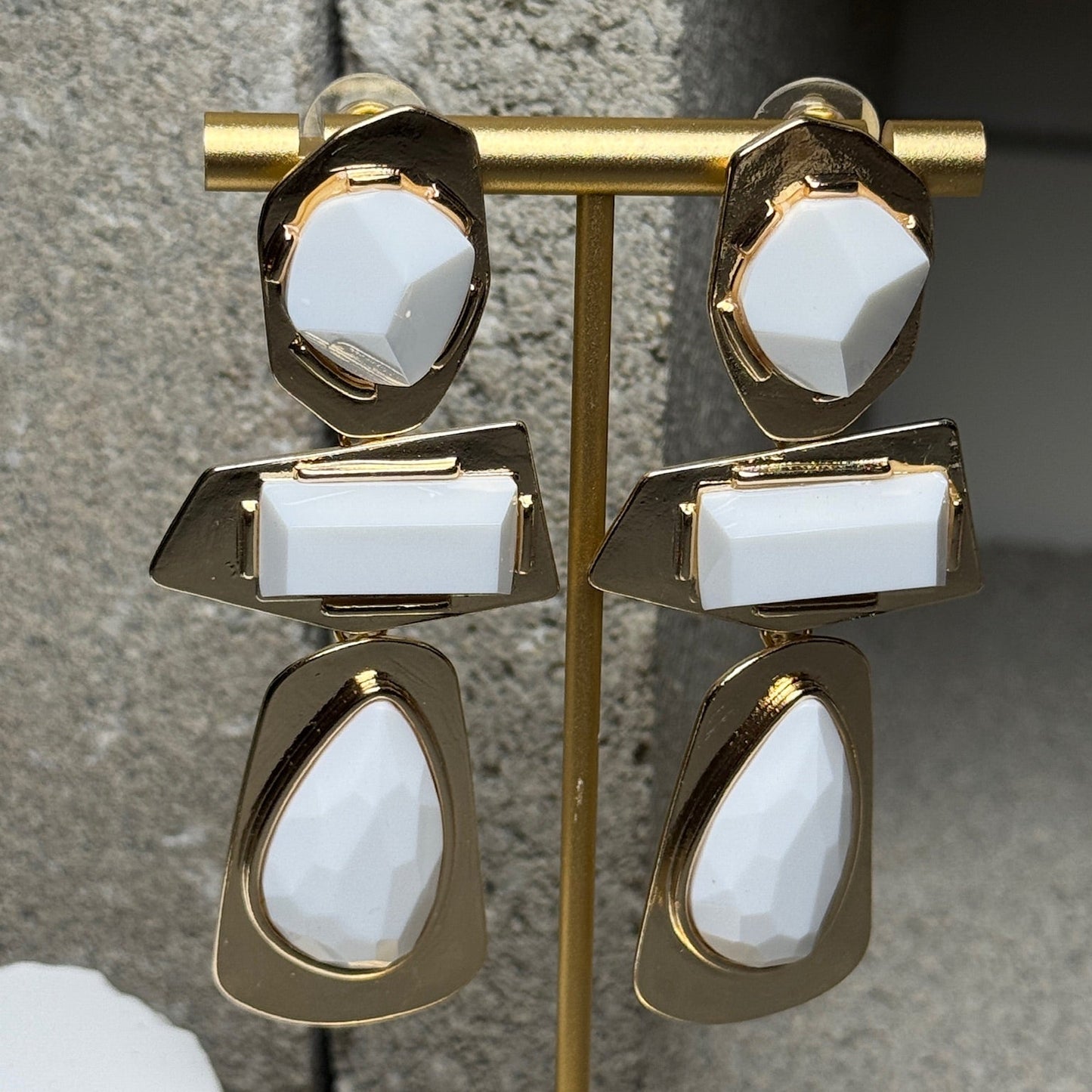 Pop Off Three Layer Tassel Earrings
