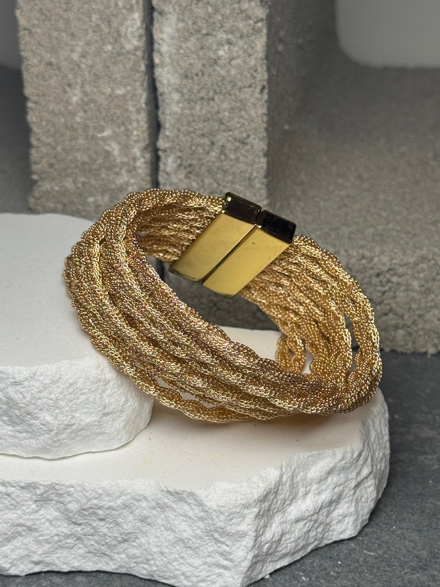 Rich In Vibes Rope Bracelet 7.5"