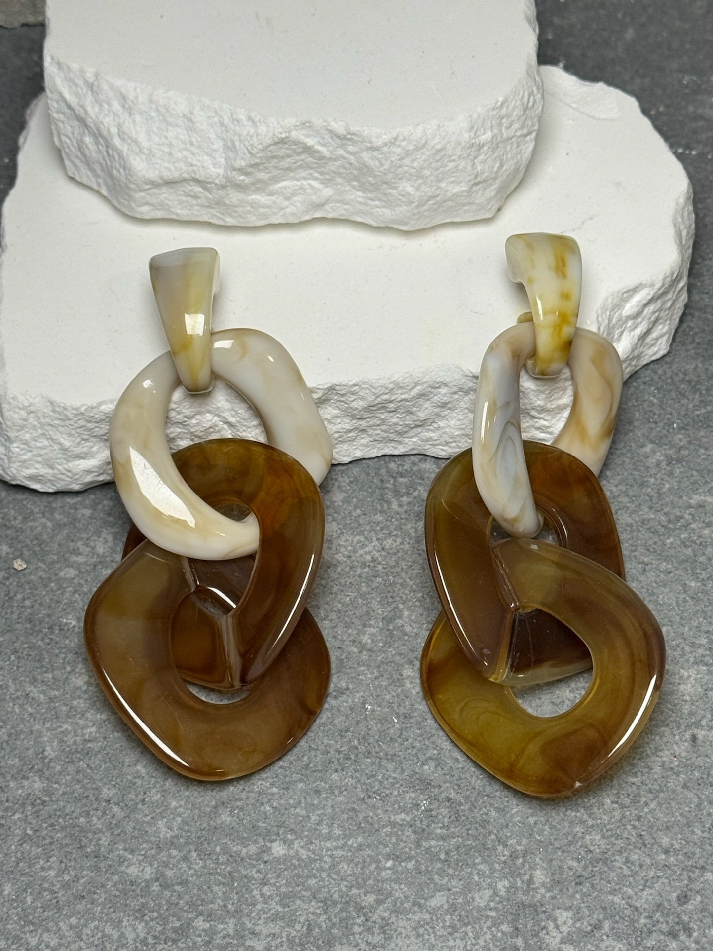 Linked an Loaded Oversized Earrings