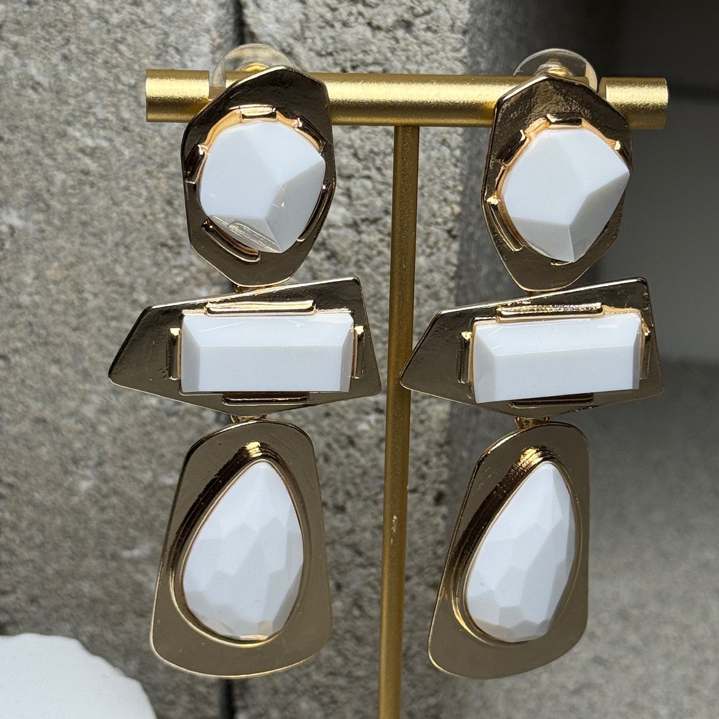 Pop Off Three Layer Tassel Earrings