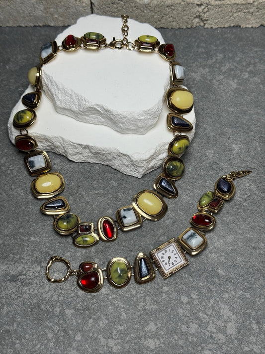 Sultry Shine Necklace 16" & Watch 6" Set