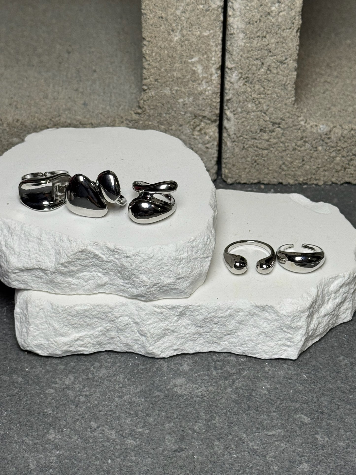 Melt Away 5 Pack Adjustable Ring Set Size 7