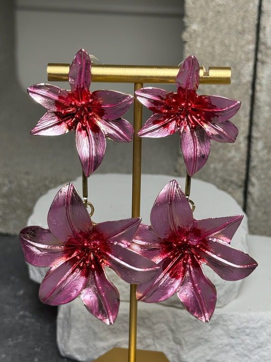 Love Language Flower Earrings