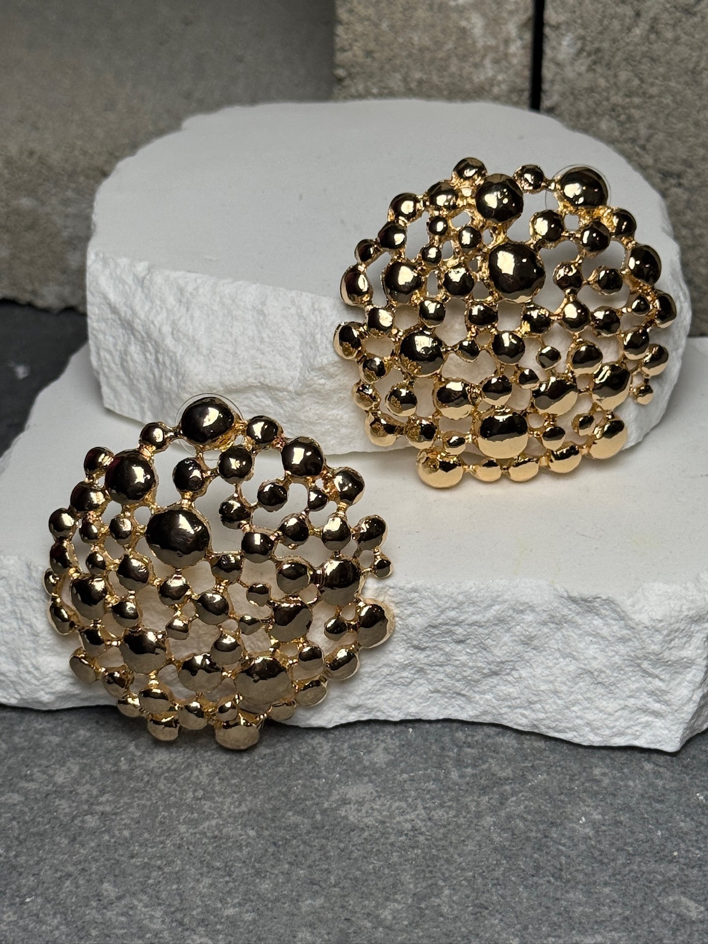 Rare Form Oversized Stud Earrings