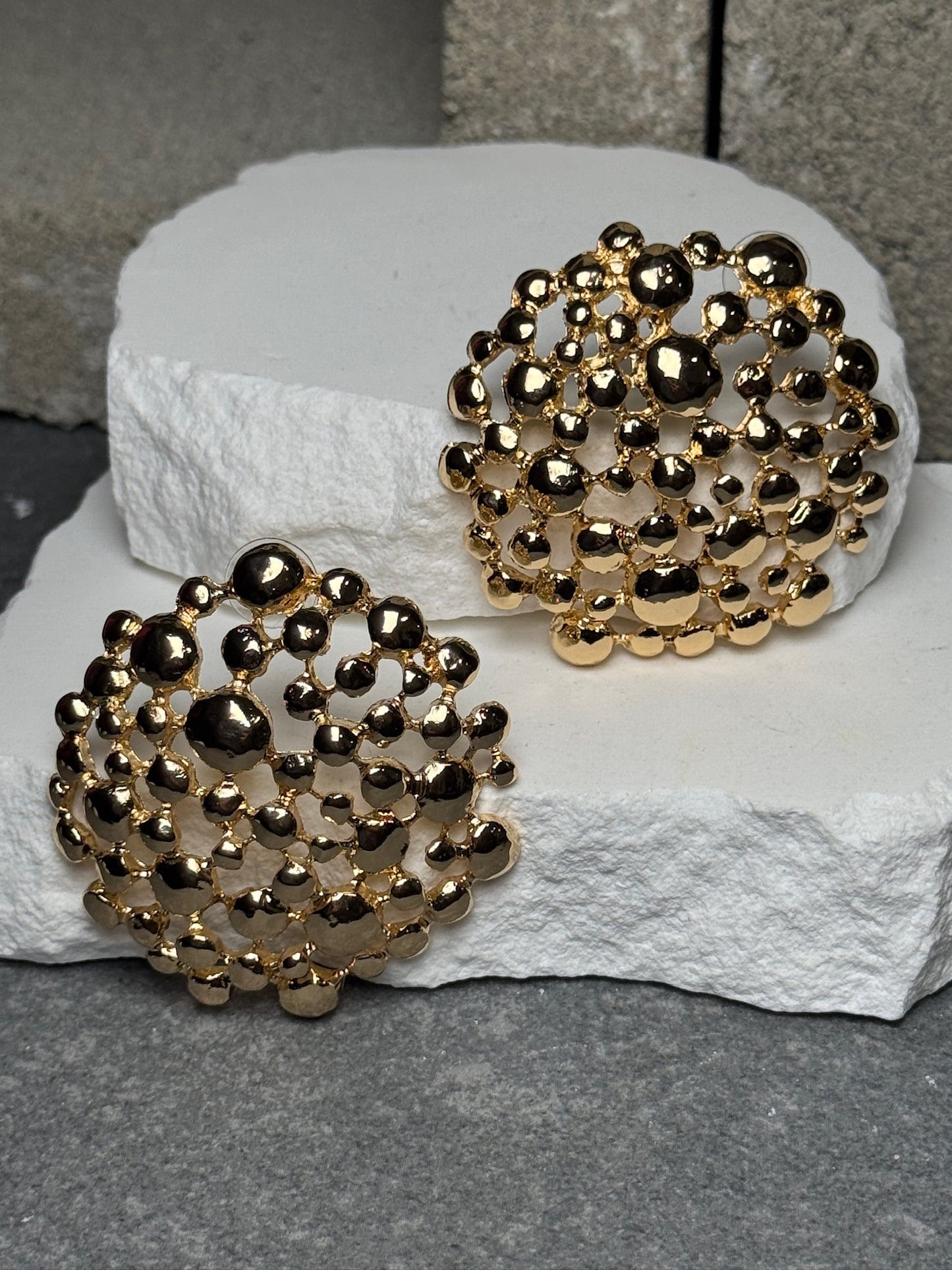 Rare Form Oversized Stud Earrings