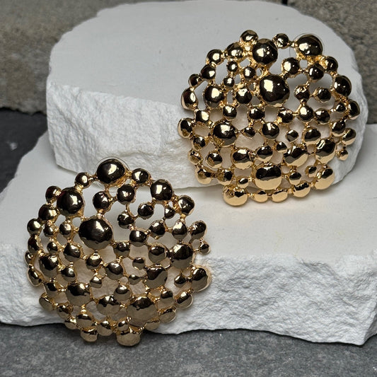 Rare Form Oversized Stud Earrings