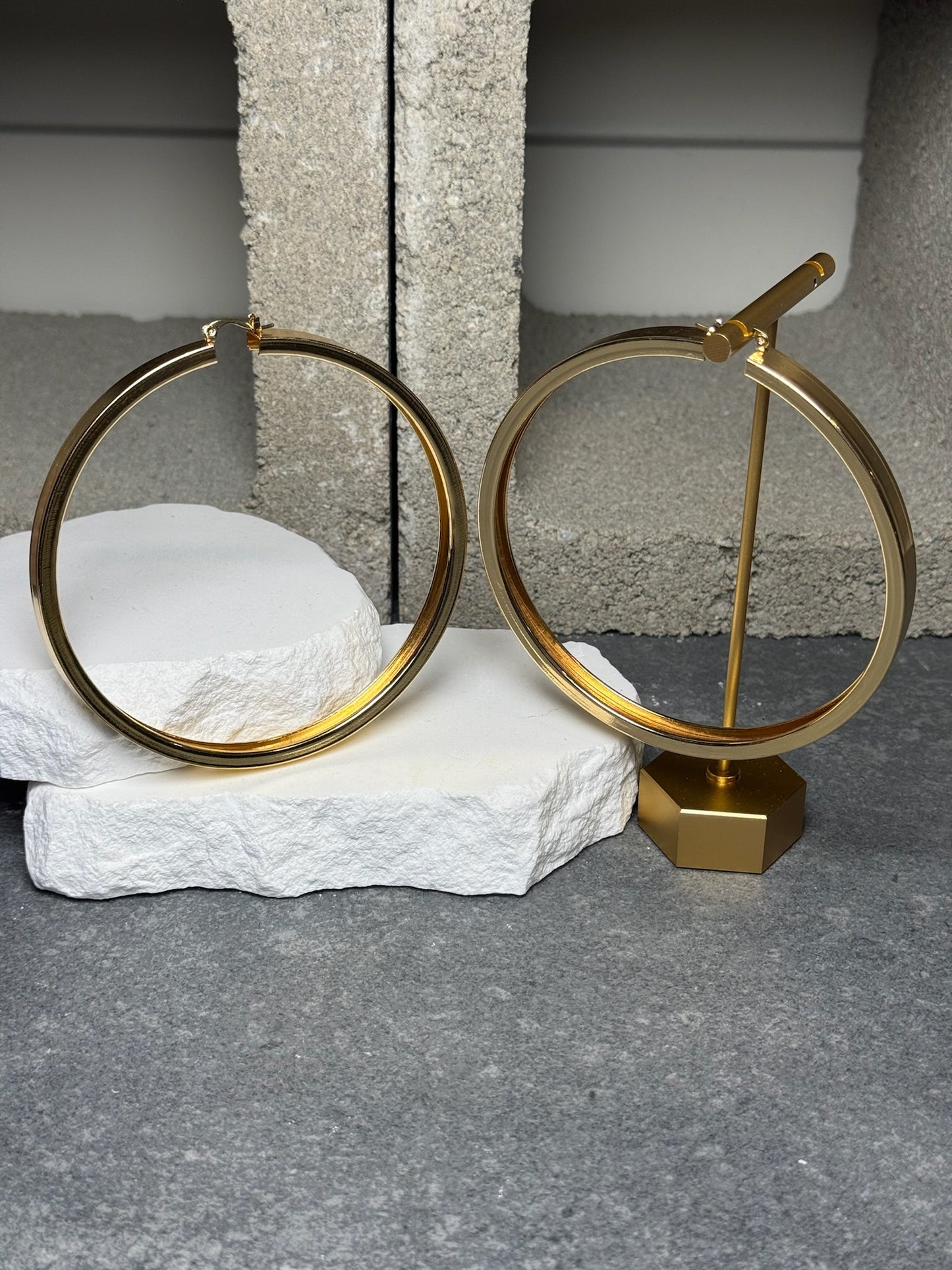 In Rotation Hoop Earrings