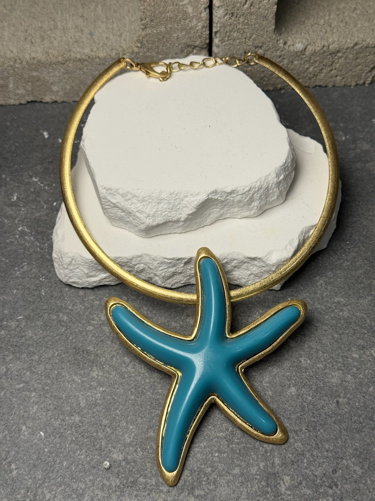 Endless Summer Starfish Choker 14"