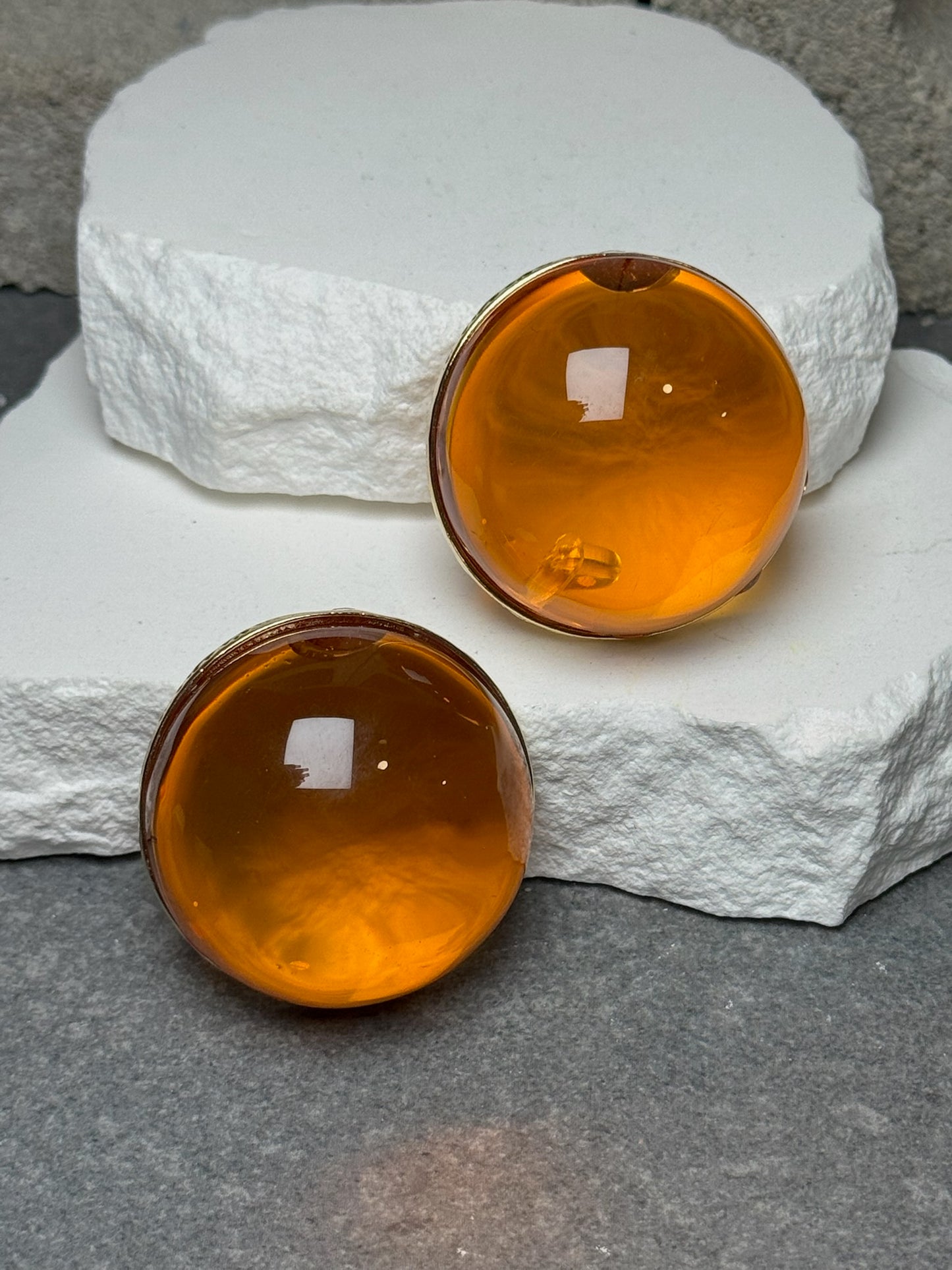 Main Squeeze Clear Stud Earrings