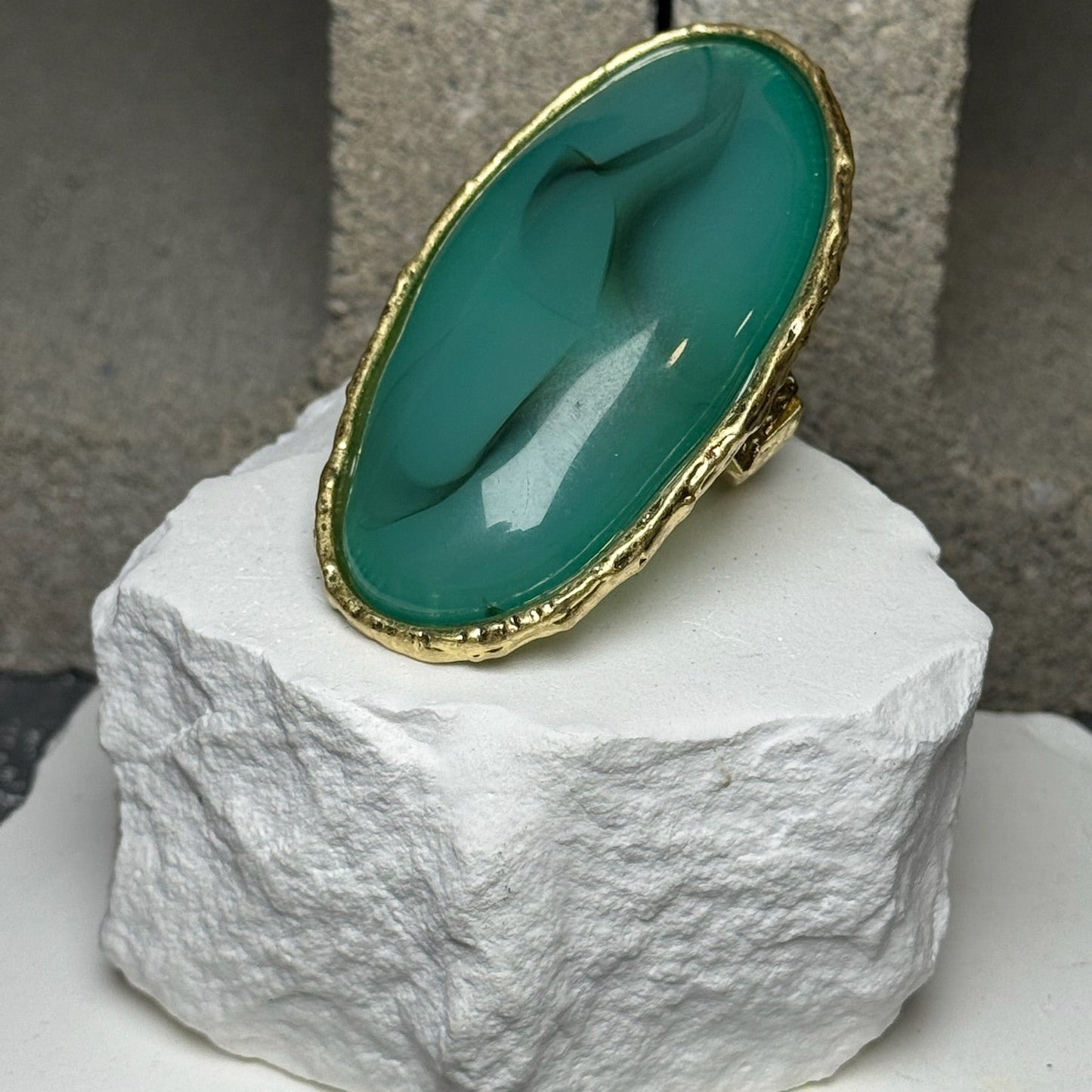 Ethereal Statement Ring Expandable Up To Size 10