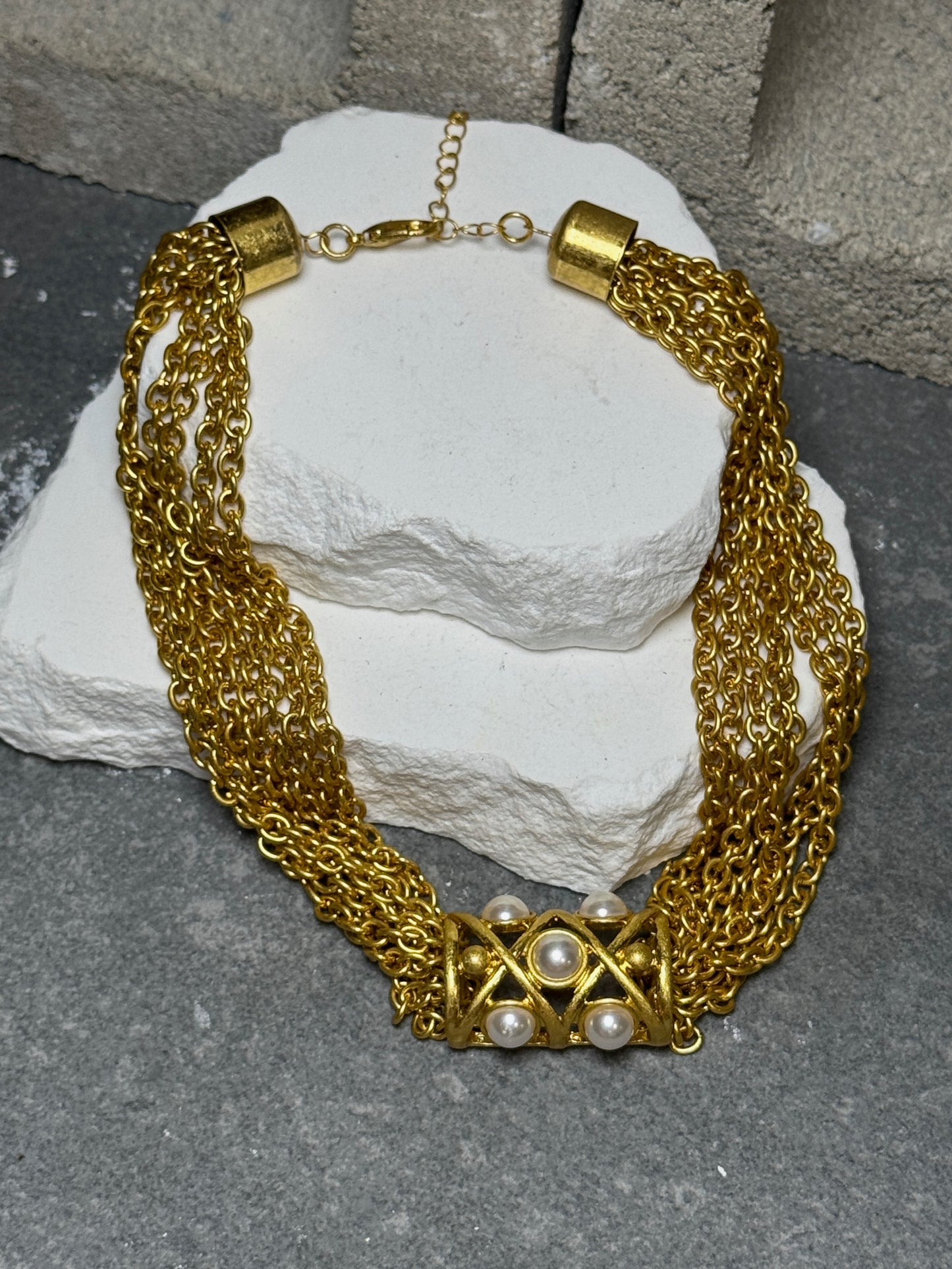 The Heiress Pearl Stacked Necklace