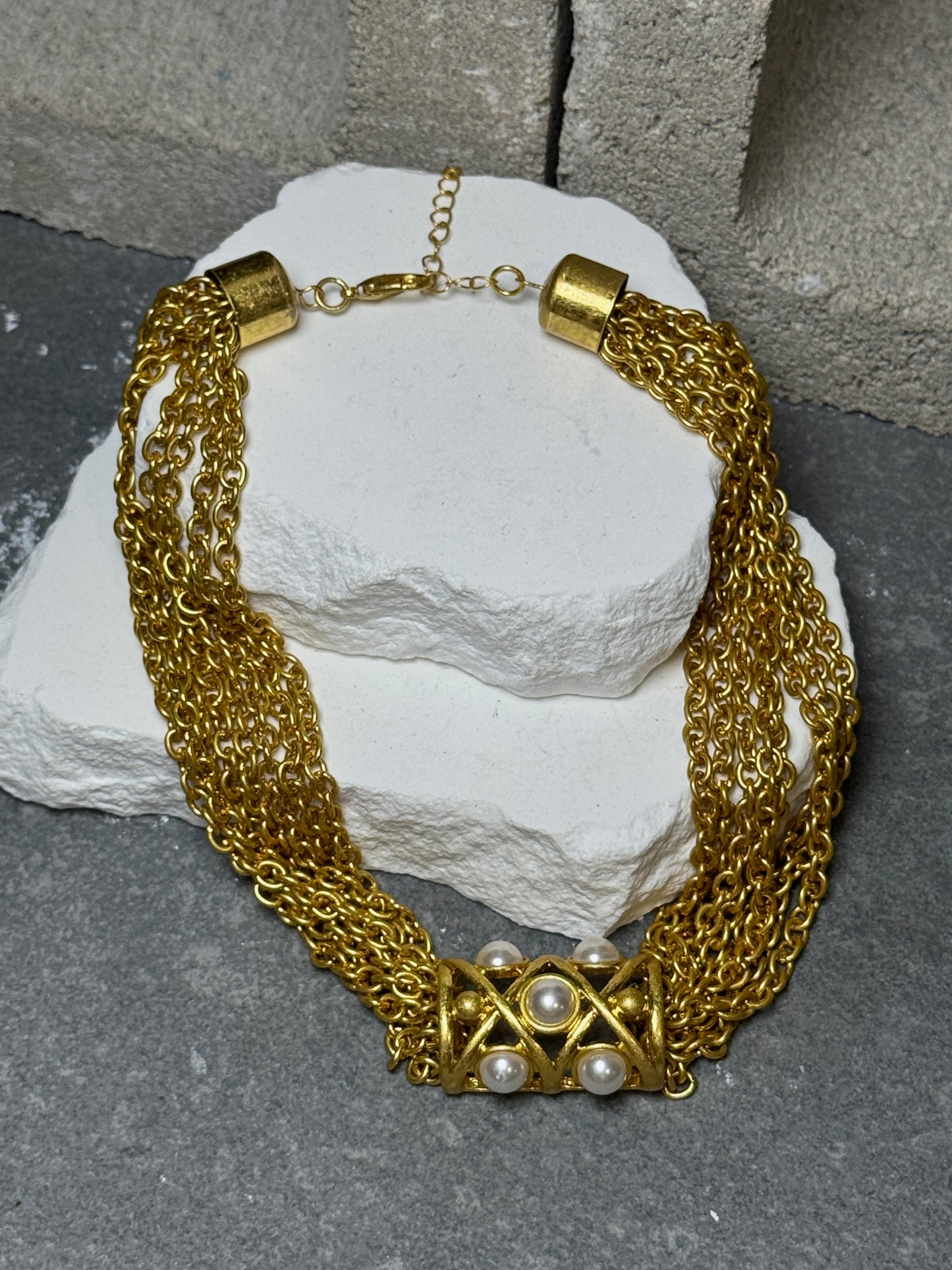 The Heiress Pearl Stacked Necklace