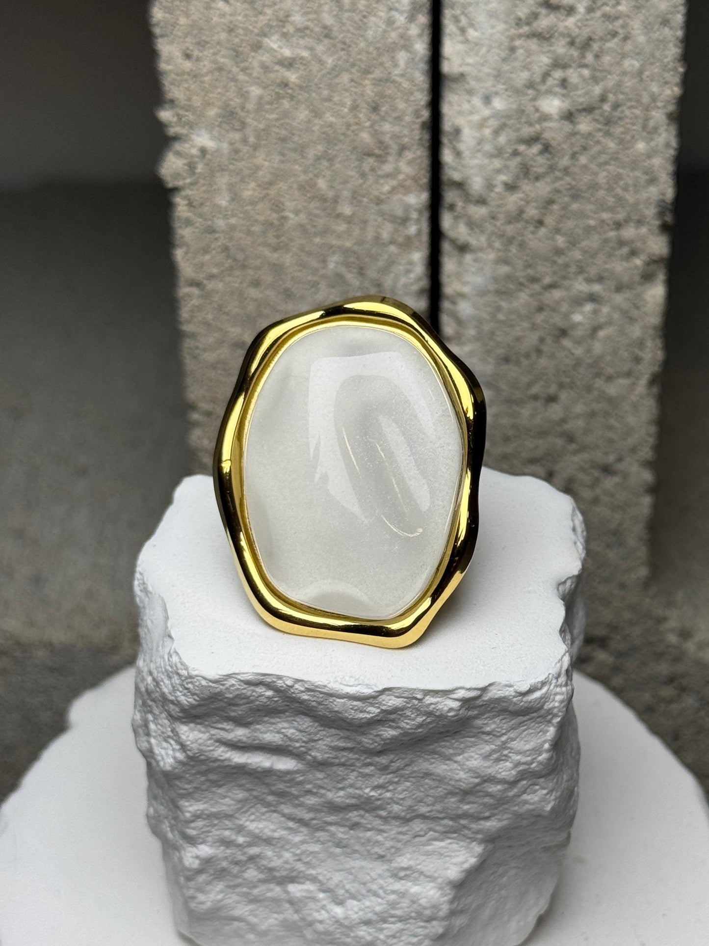The Celina Stone Adjustable Ring