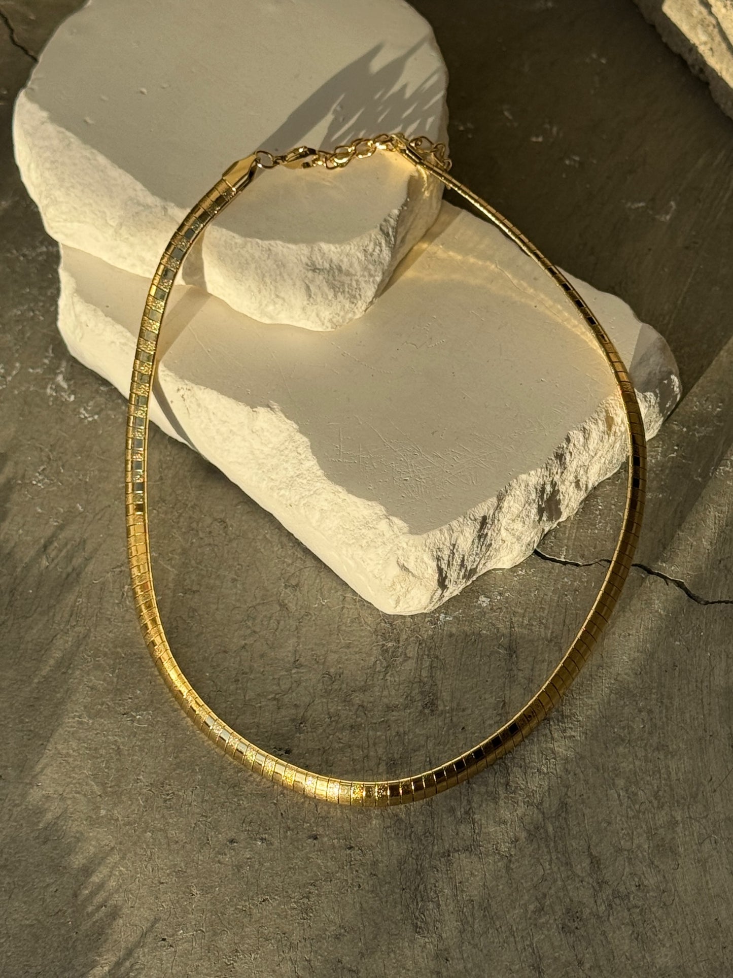 So Bold 2 Tones Necklace 15" w/ Extender