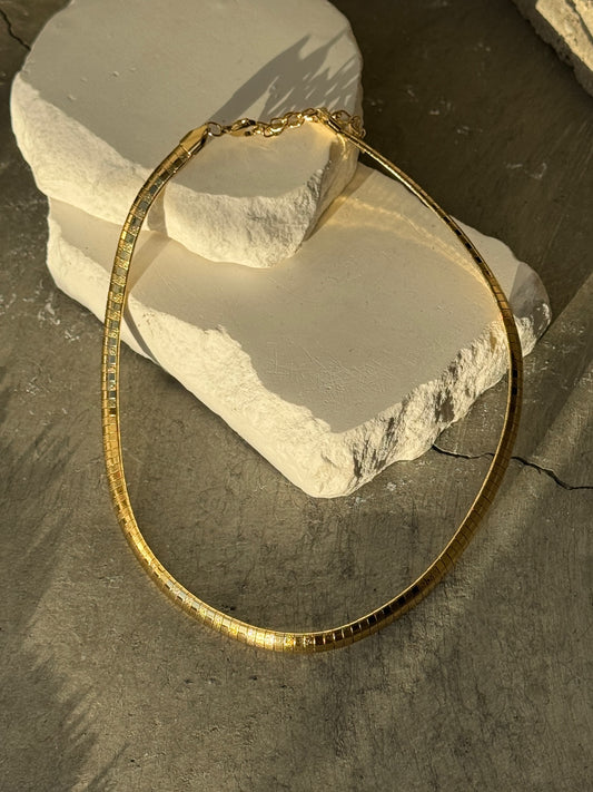 So Bold 2 Tones Necklace 15" w/ Extender