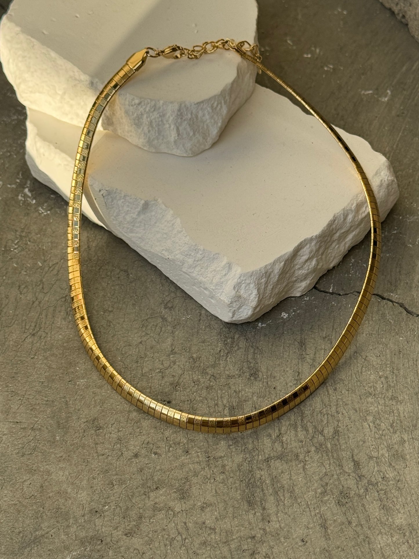 So Bold 2 Tones Necklace 15" w/ Extender
