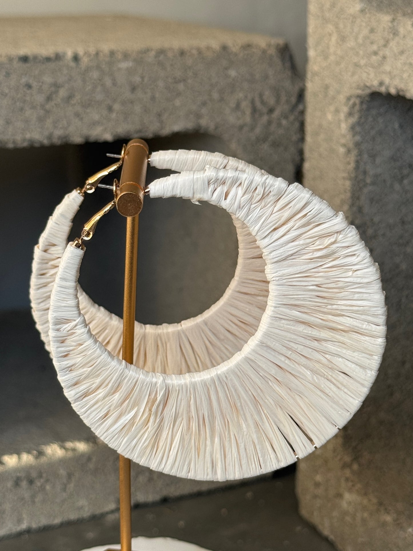 Goddess Woven Hoops