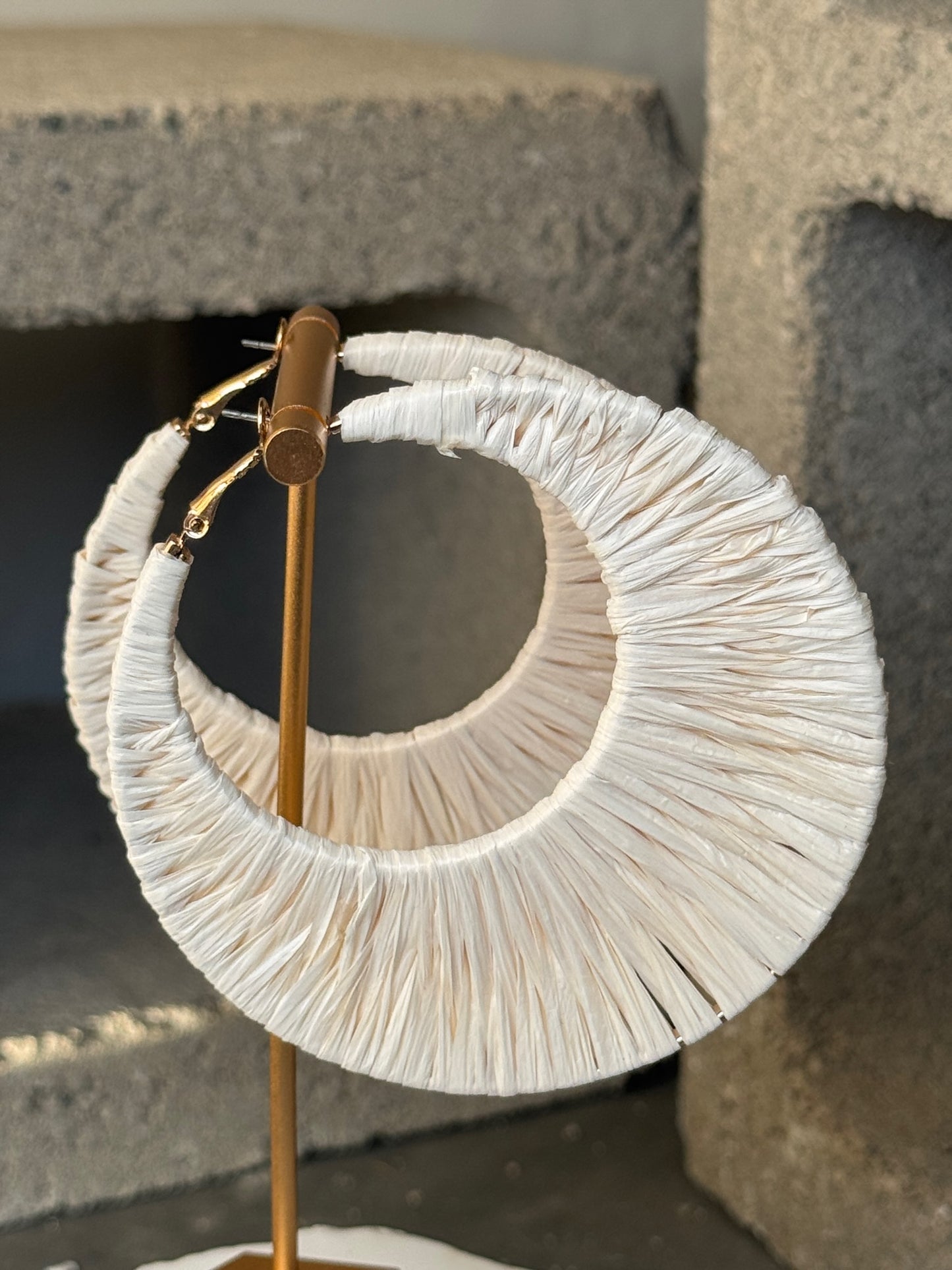 Goddess Woven Hoops