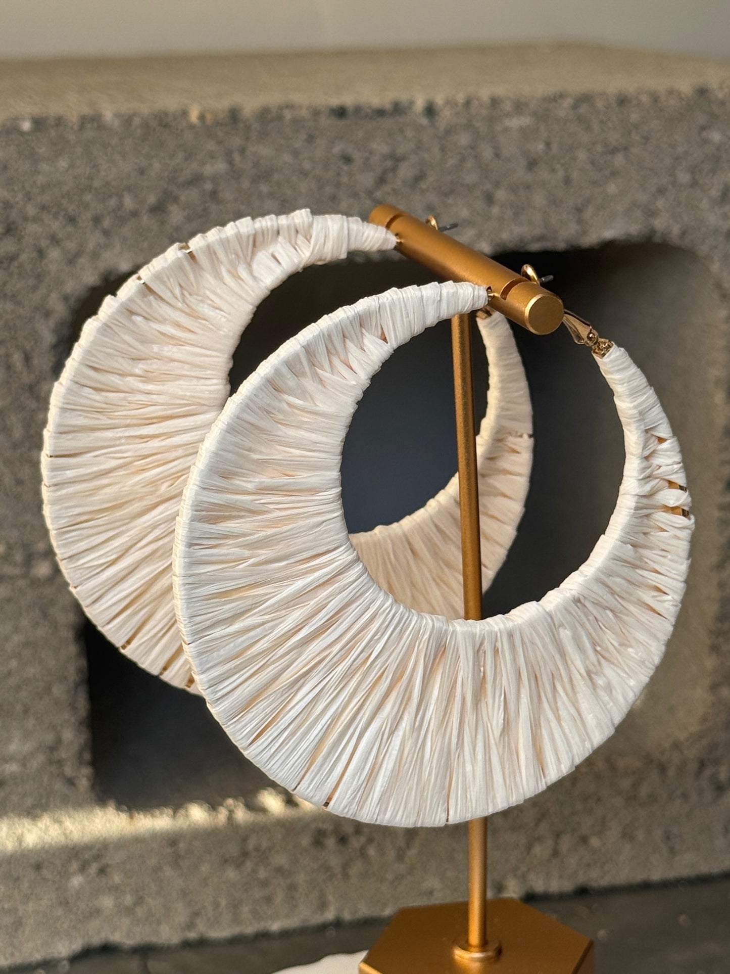 Goddess Woven Hoops