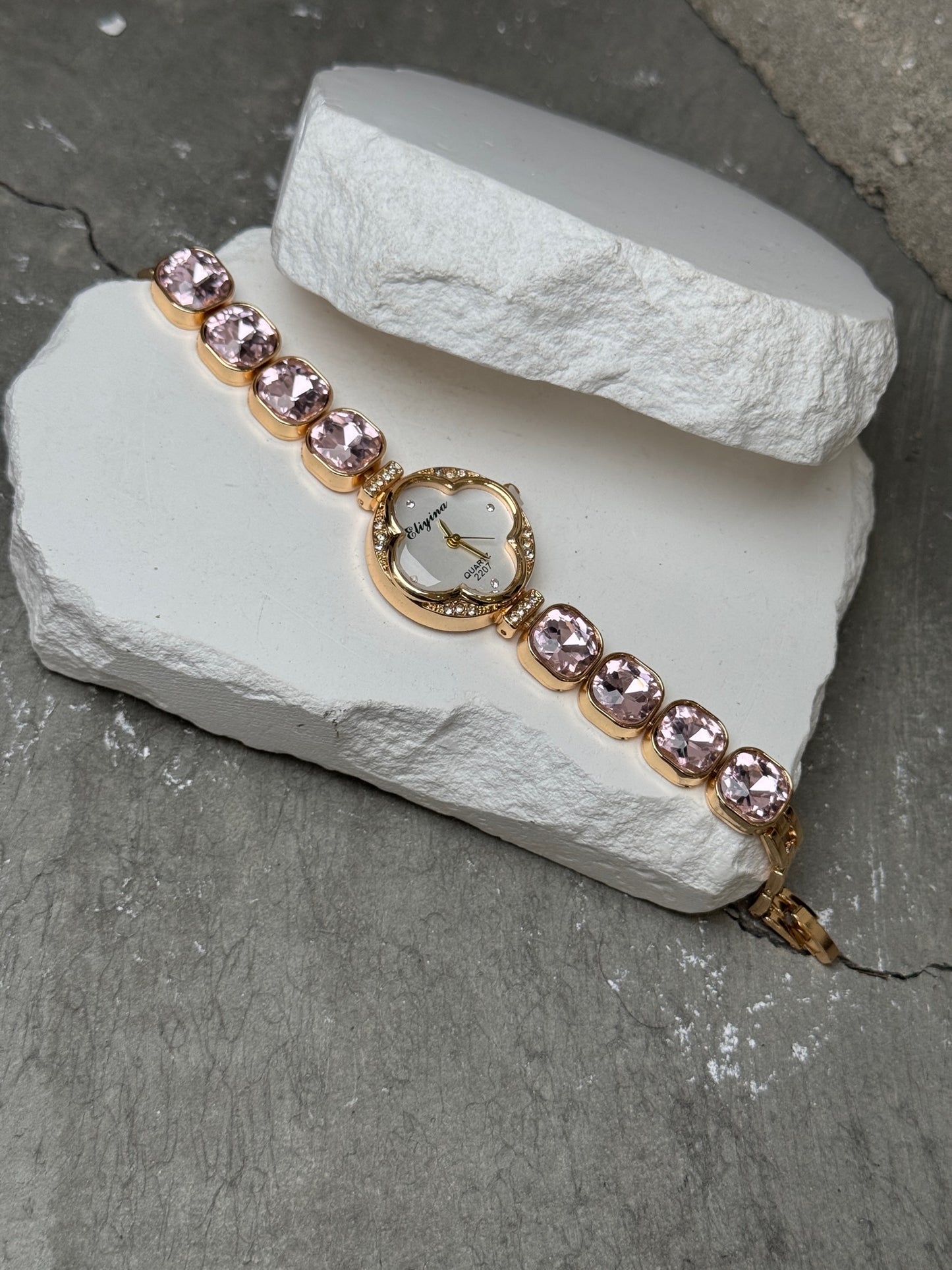 Petal Pink Wrist Watch 7"