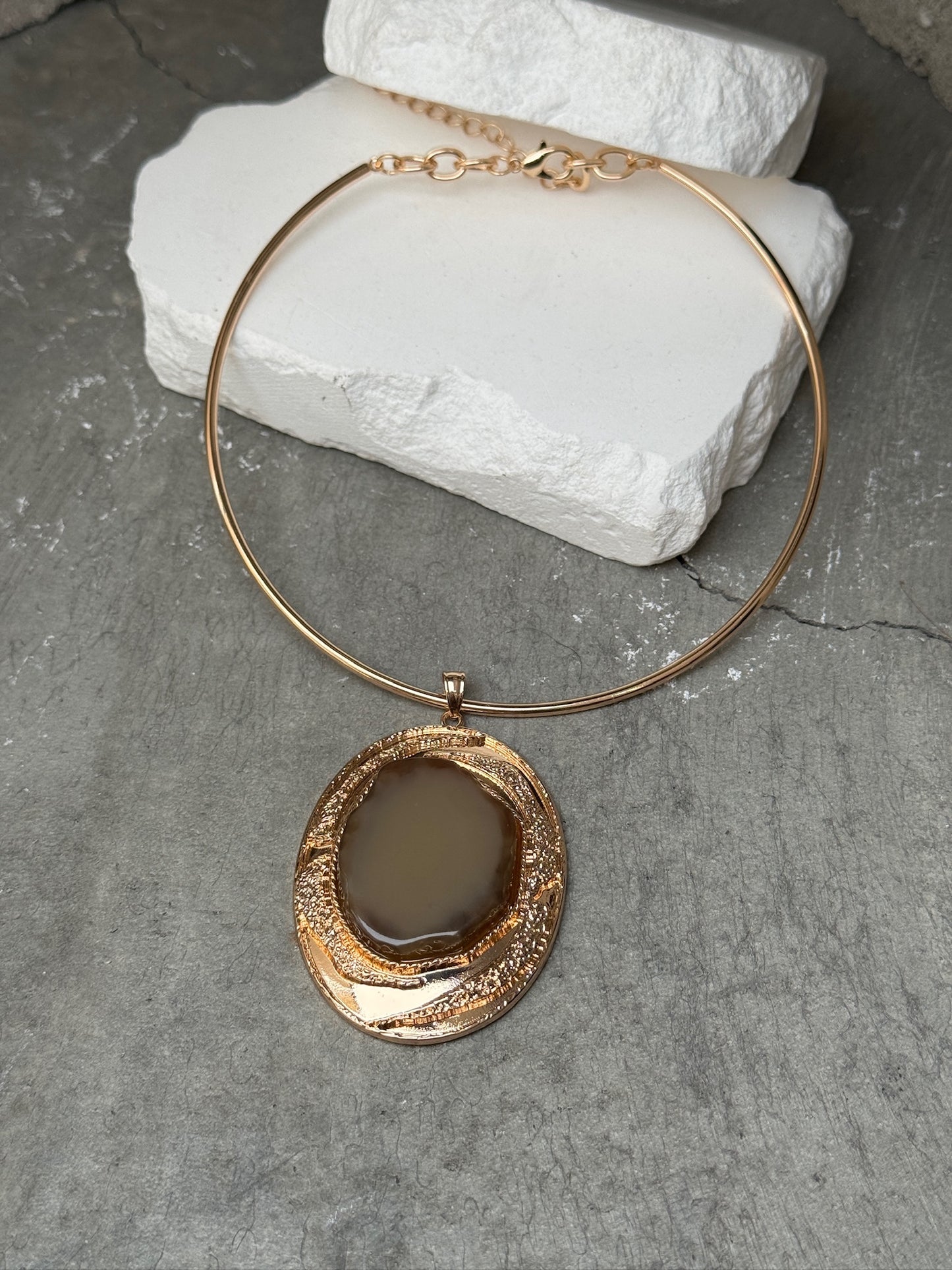 Golden Empire Gem Choker 12" w/ Extender