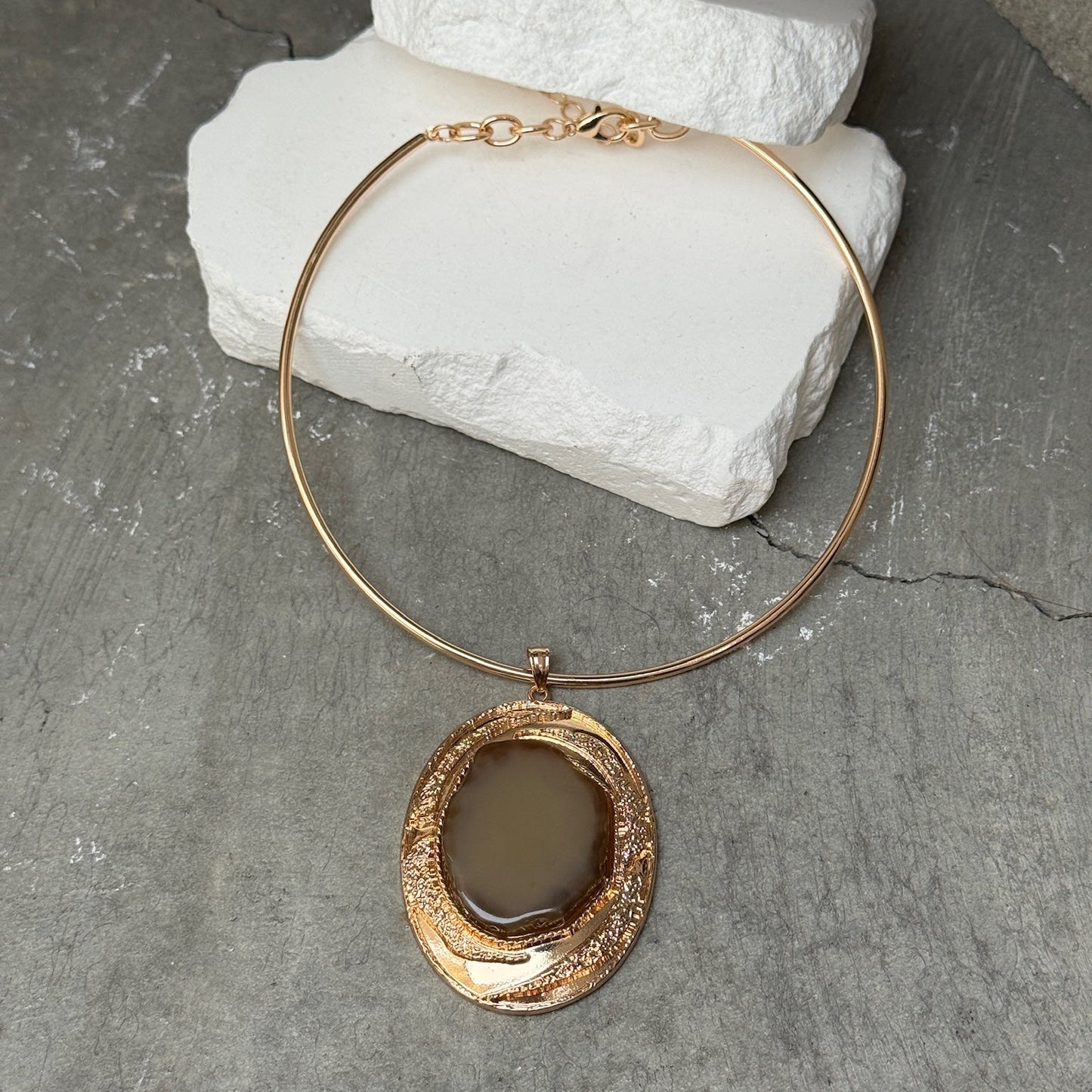 Golden Empire Gem Choker 12" w/ Extender
