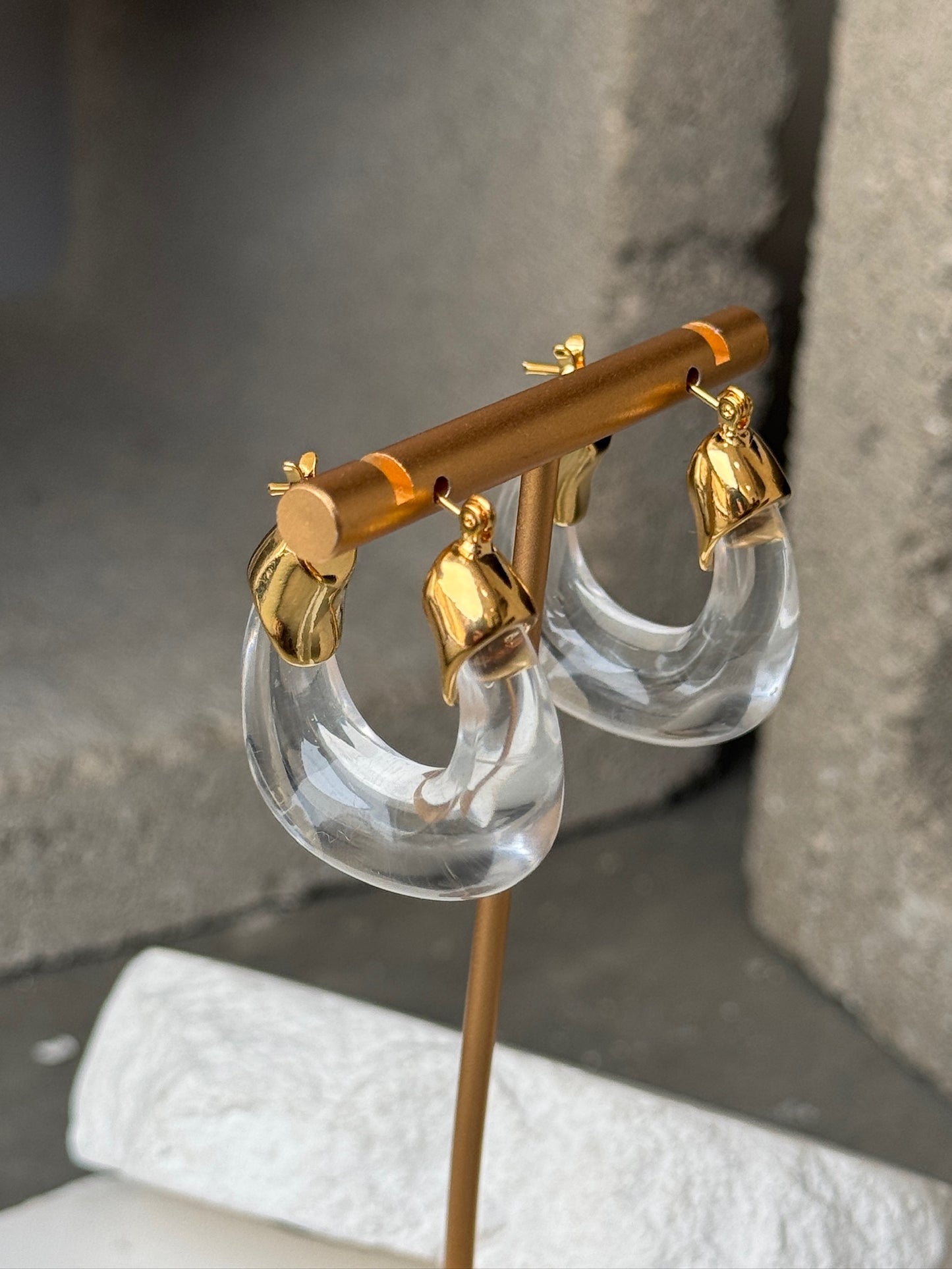 Glass Slipper Mini Hoops
