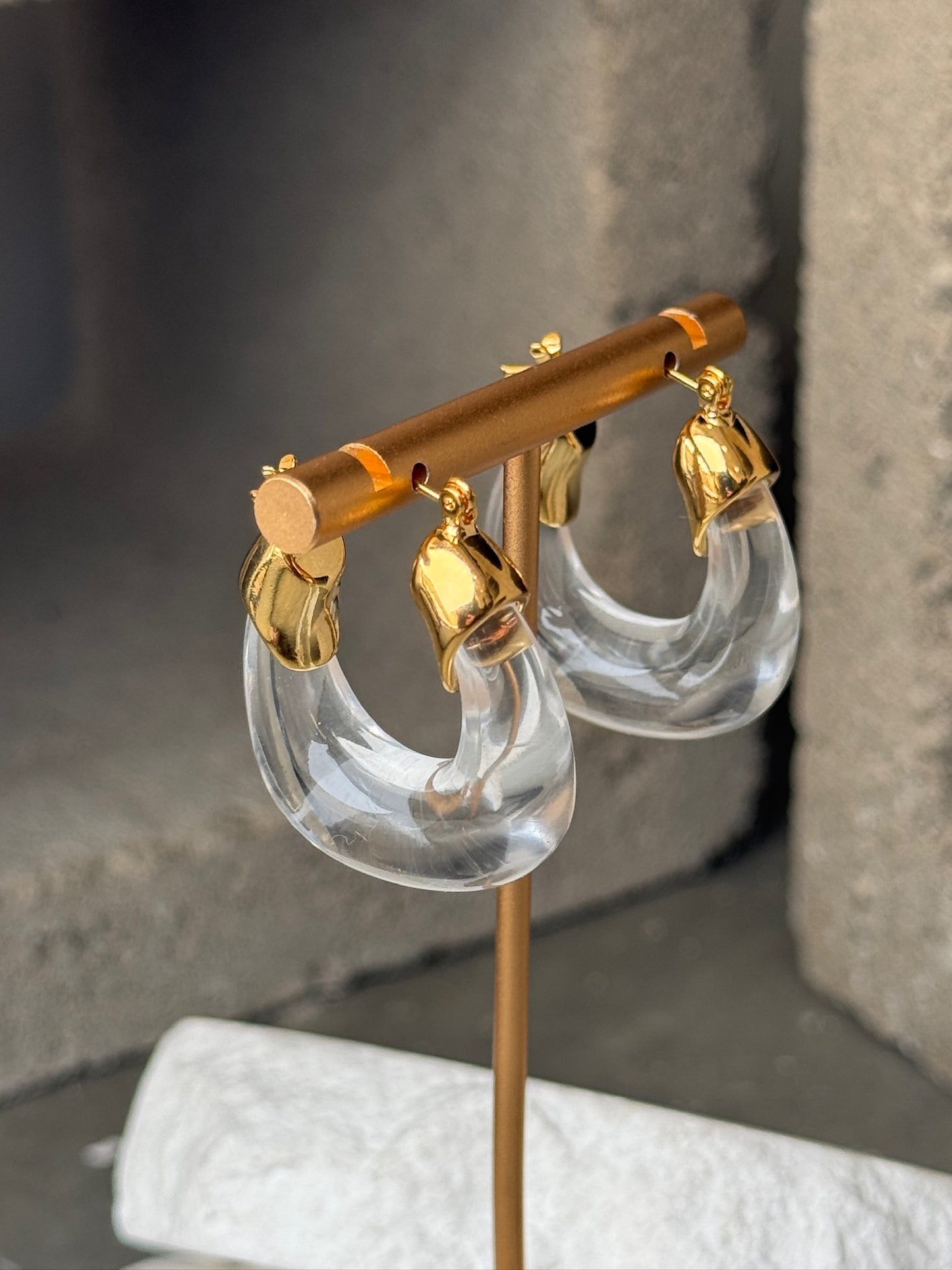 Glass Slipper Mini Hoops
