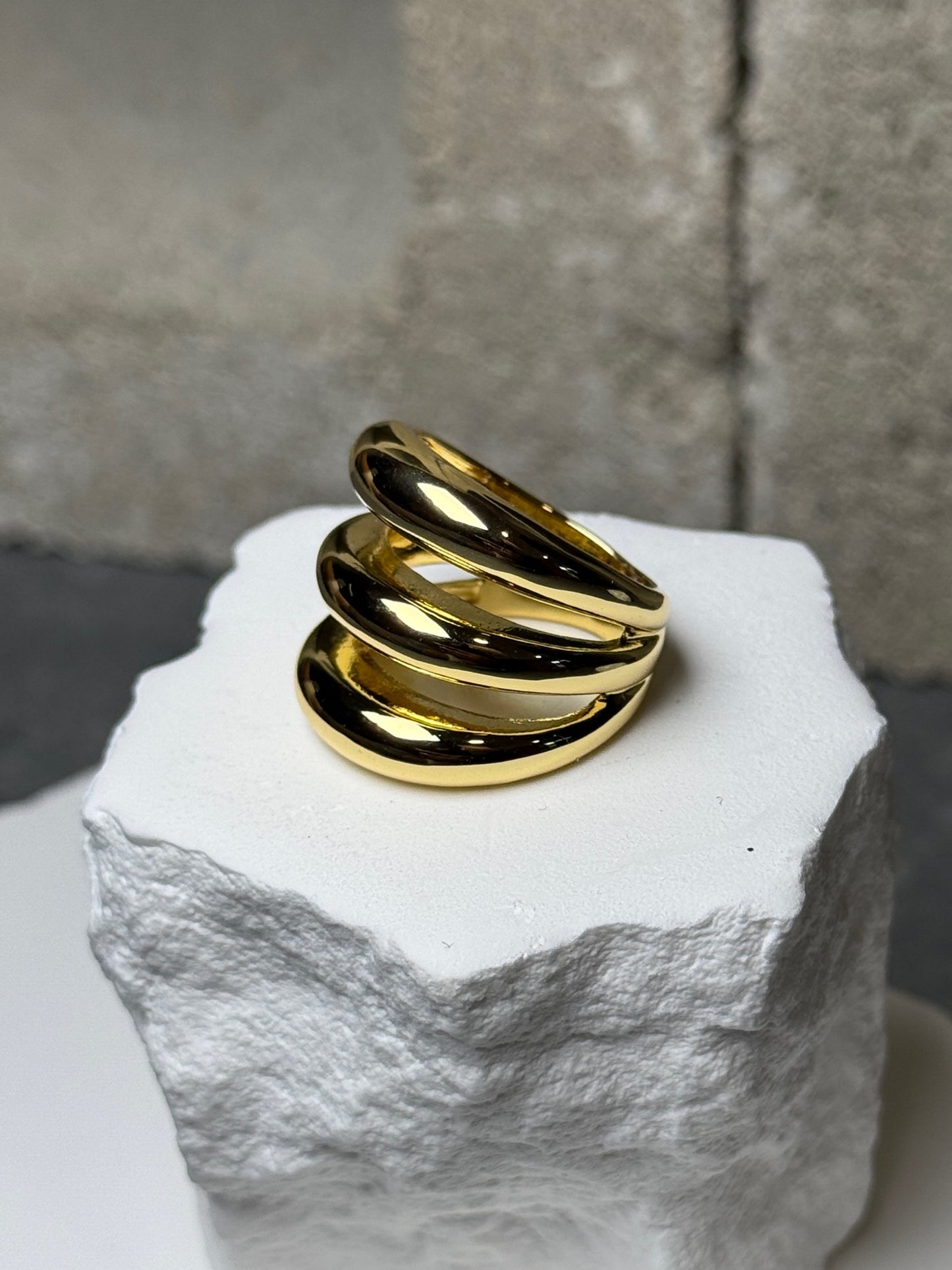 Layered Luxe Ring Size 7