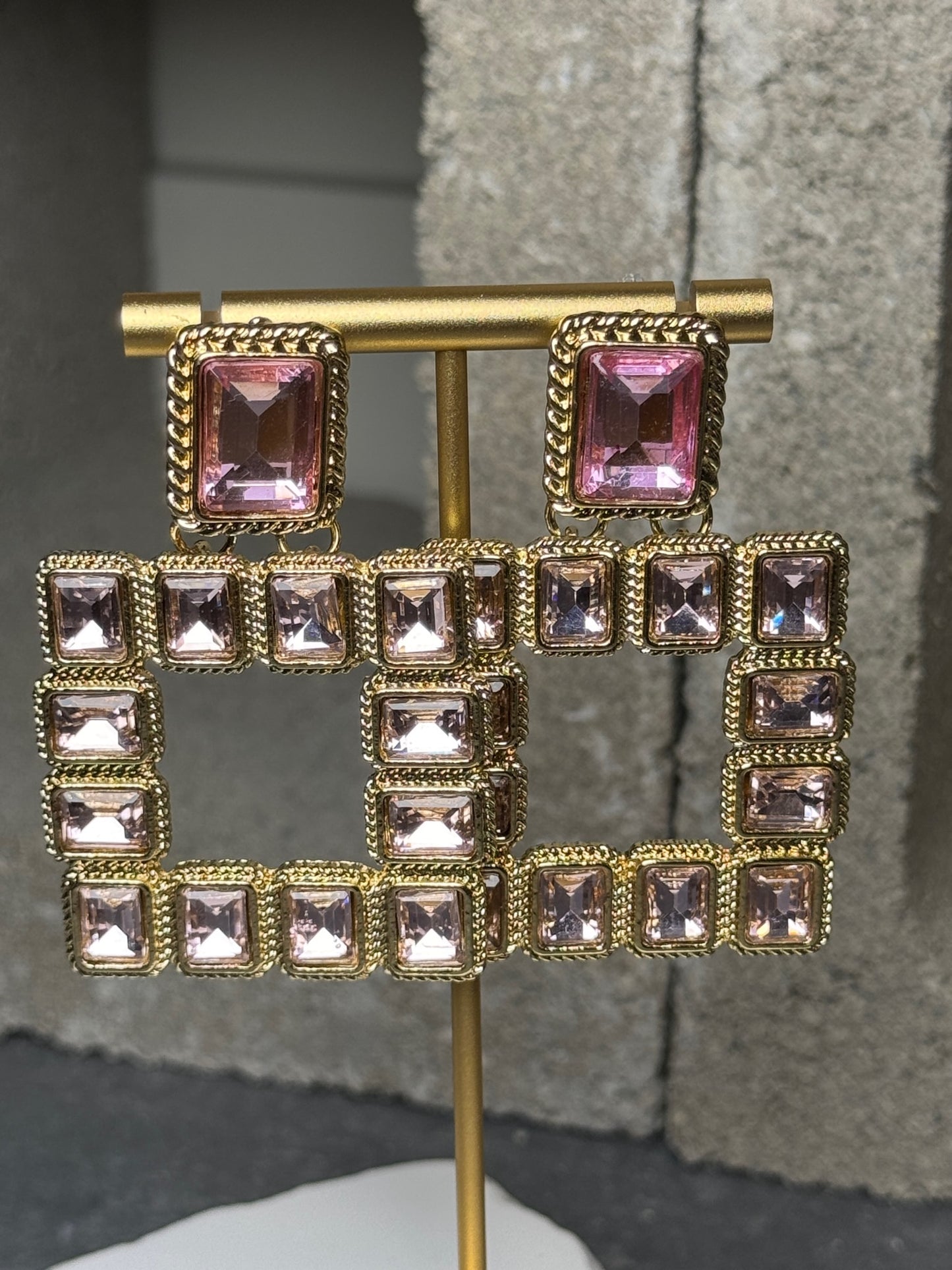 Stone Drop Earrings