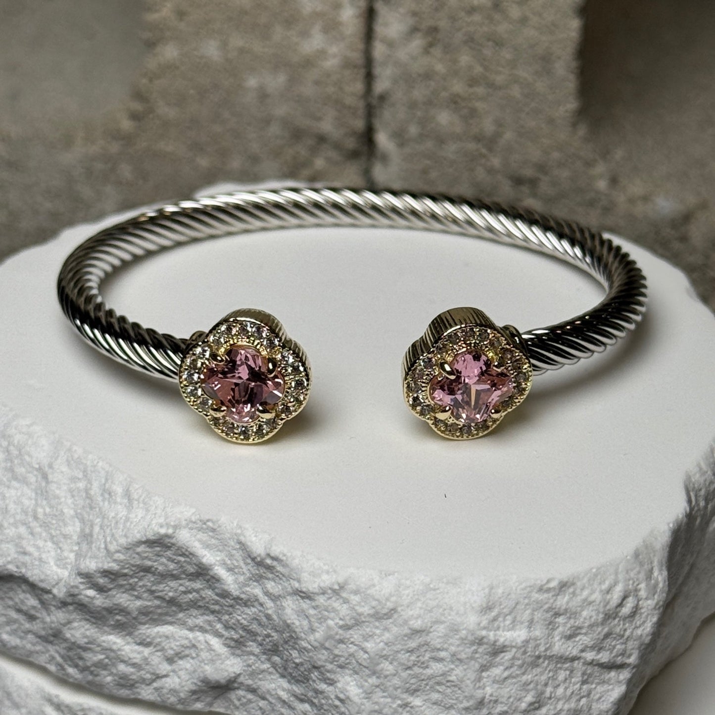 Blossom Babe Mixed Metal Bracelet