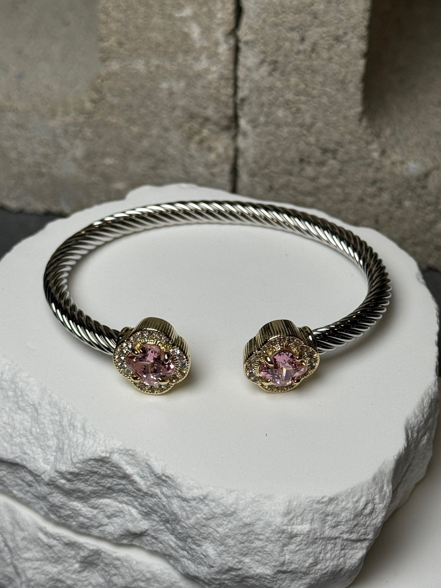 Blossom Babe Mixed Metal Bracelet