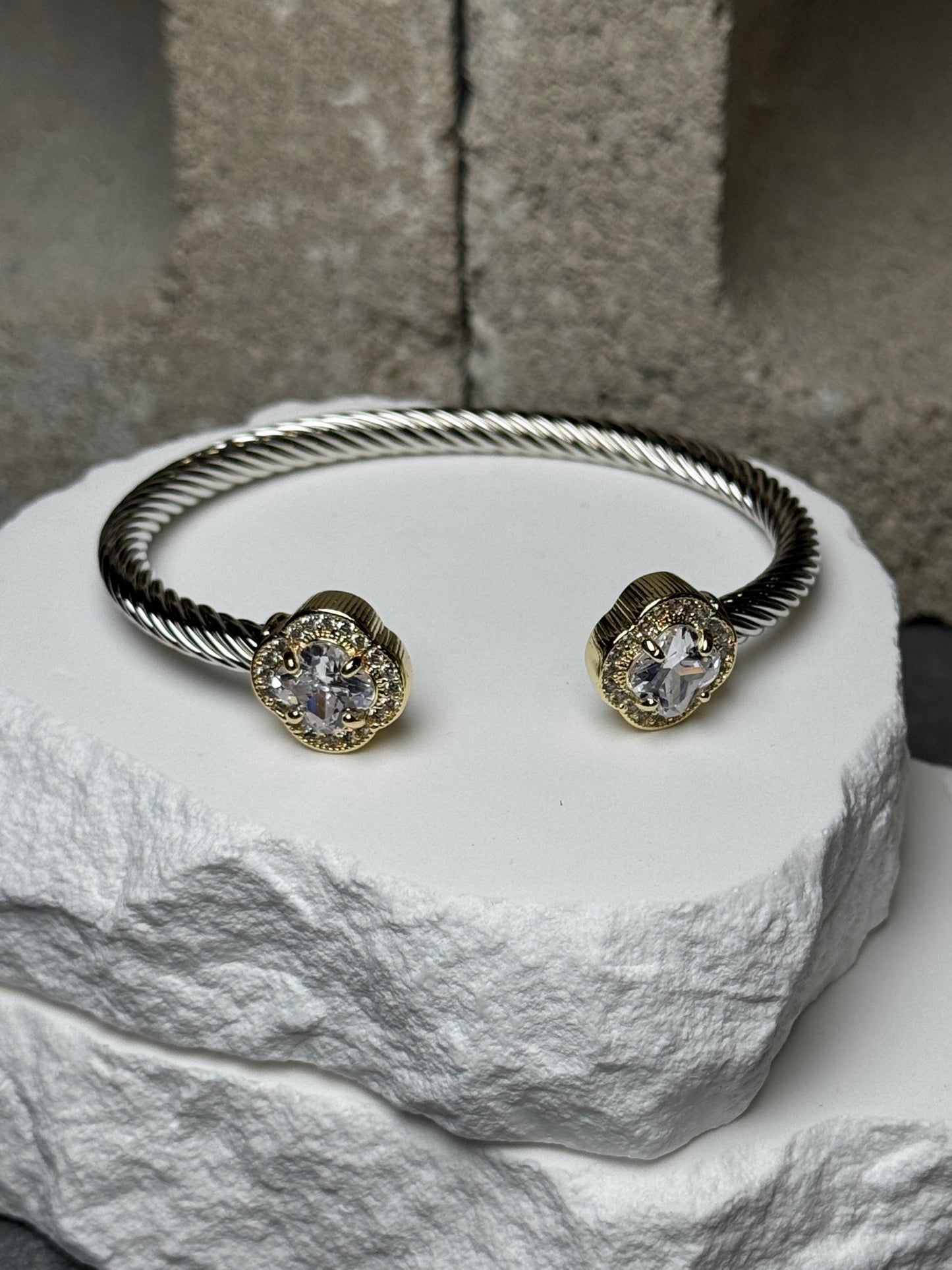 Blossom Babe Mixed Metal Bracelet