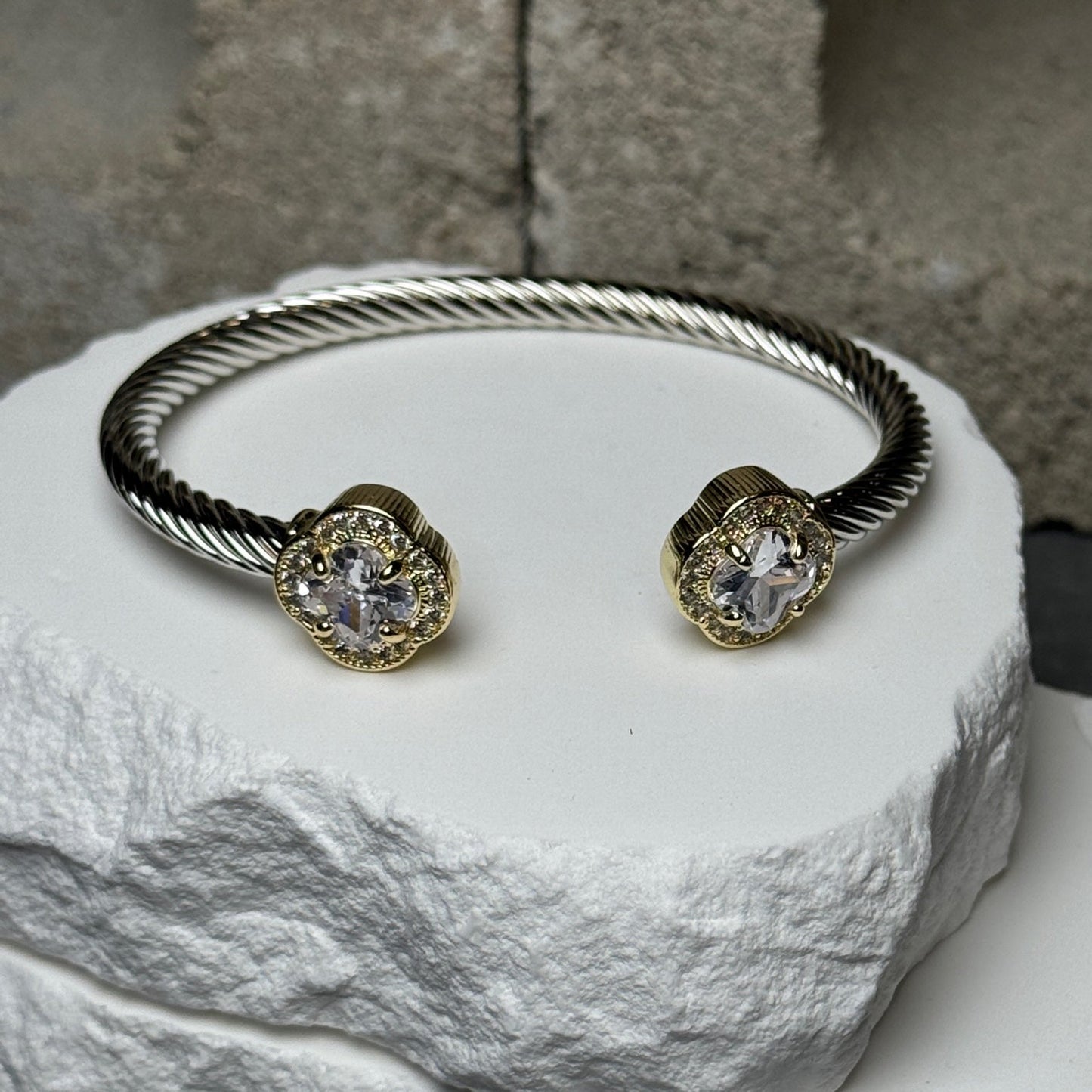 Blossom Babe Mixed Metal Bracelet