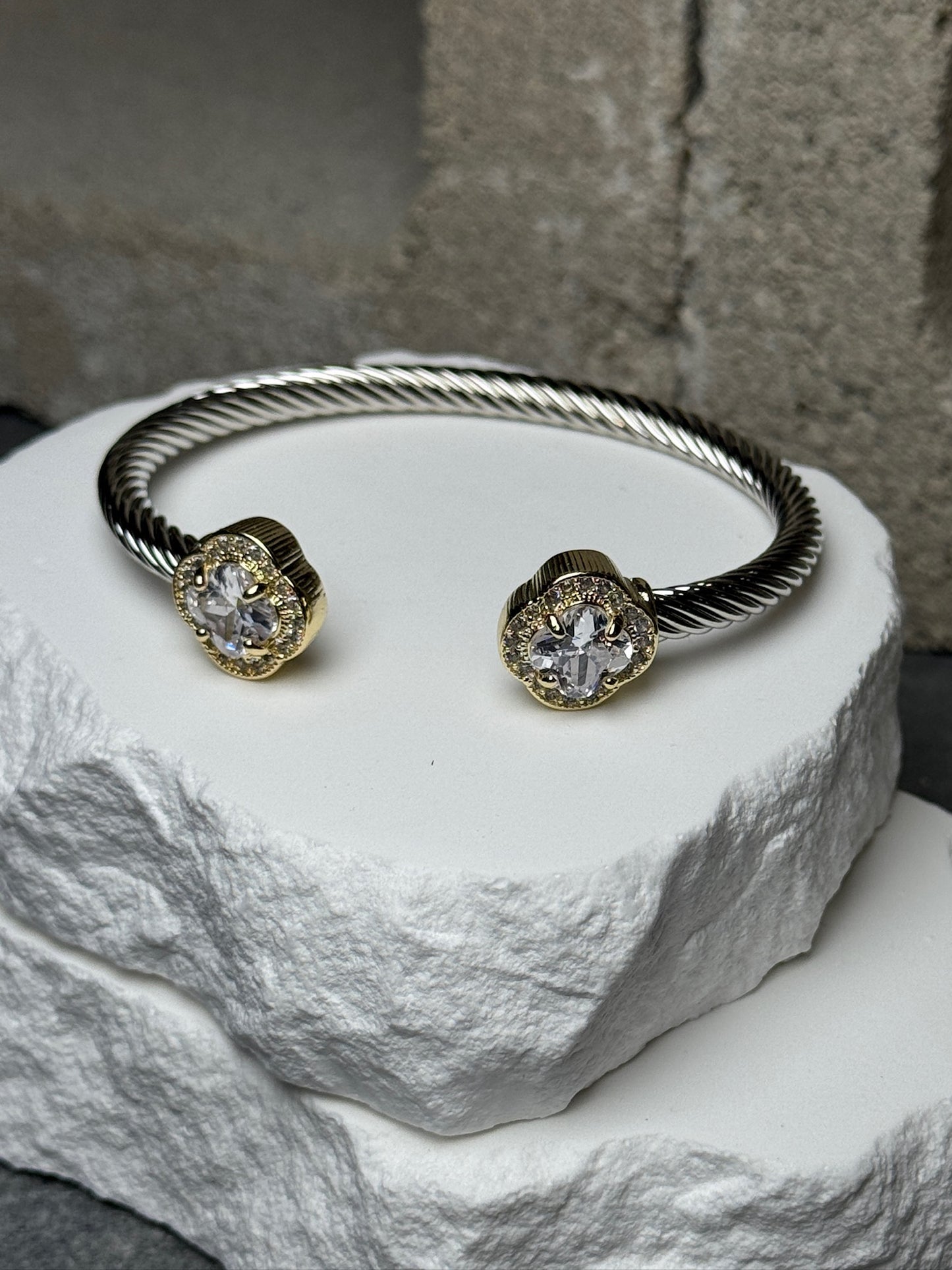 Blossom Babe Mixed Metal Bracelet