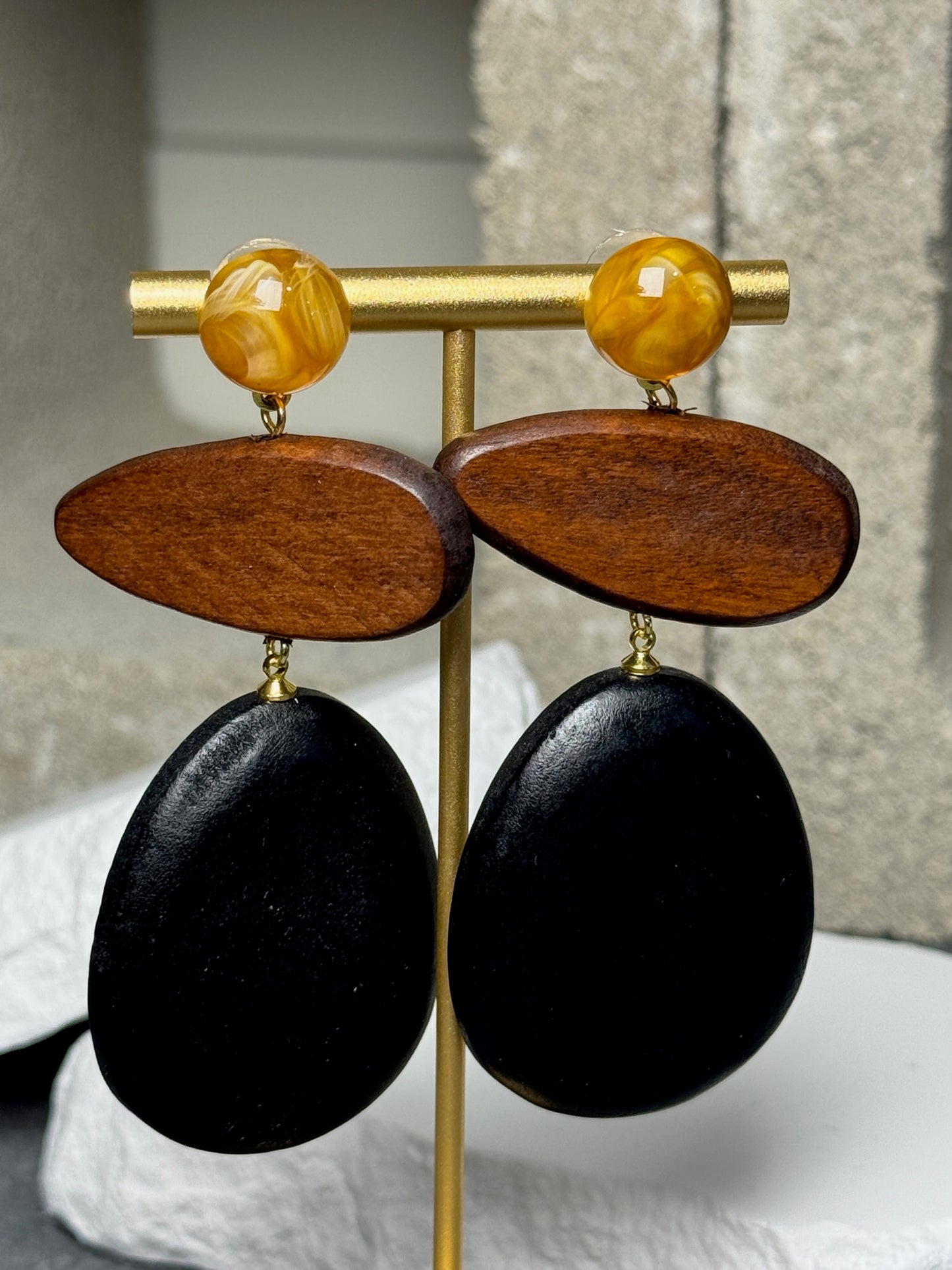 Brown Sugar Babe Layered Earrings