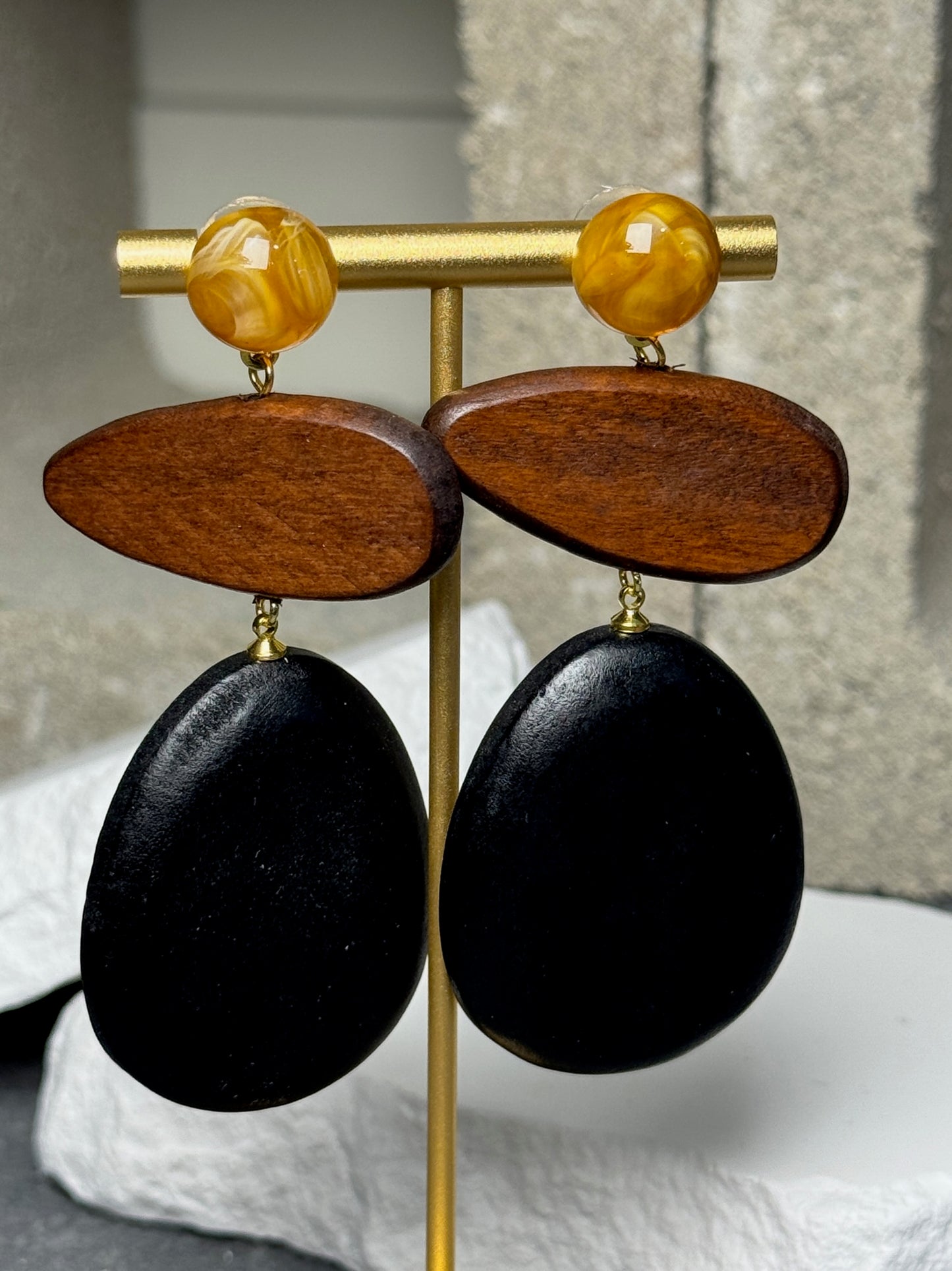 Brown Sugar Babe Layered Earrings