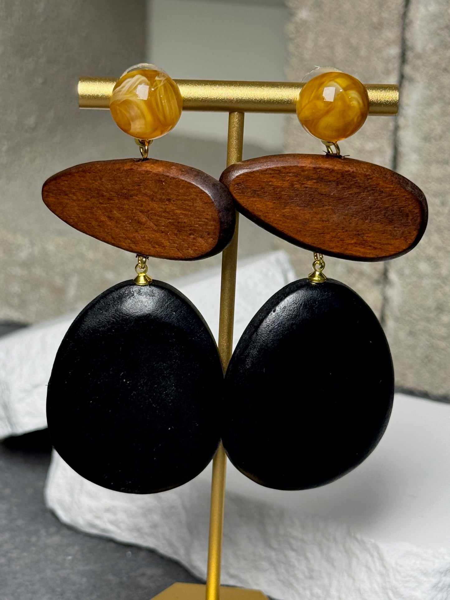 Brown Sugar Babe Layered Earrings