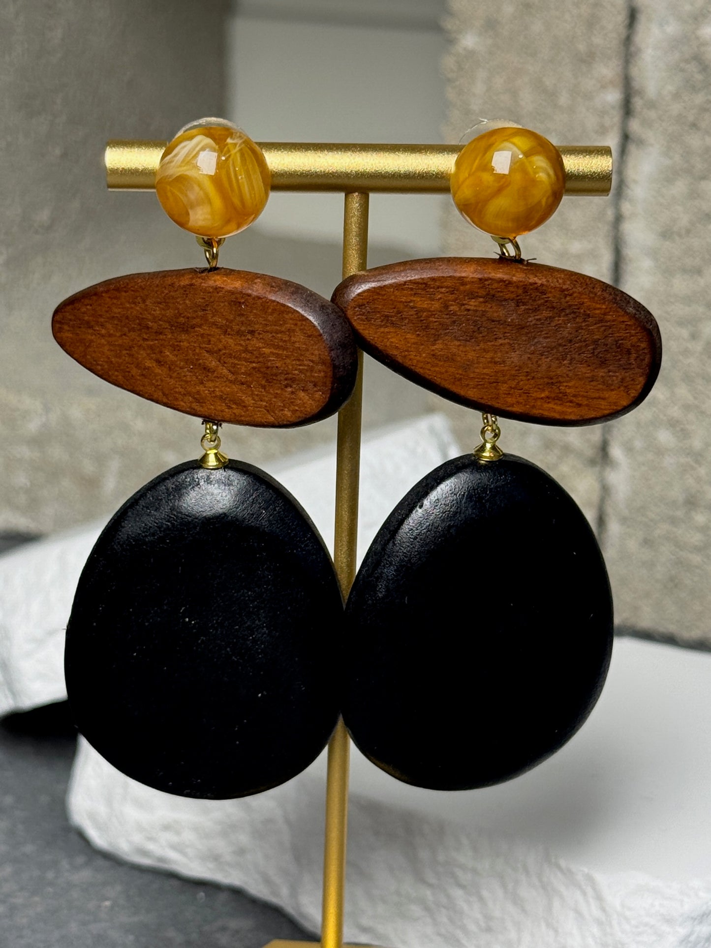 Brown Sugar Babe Layered Earrings