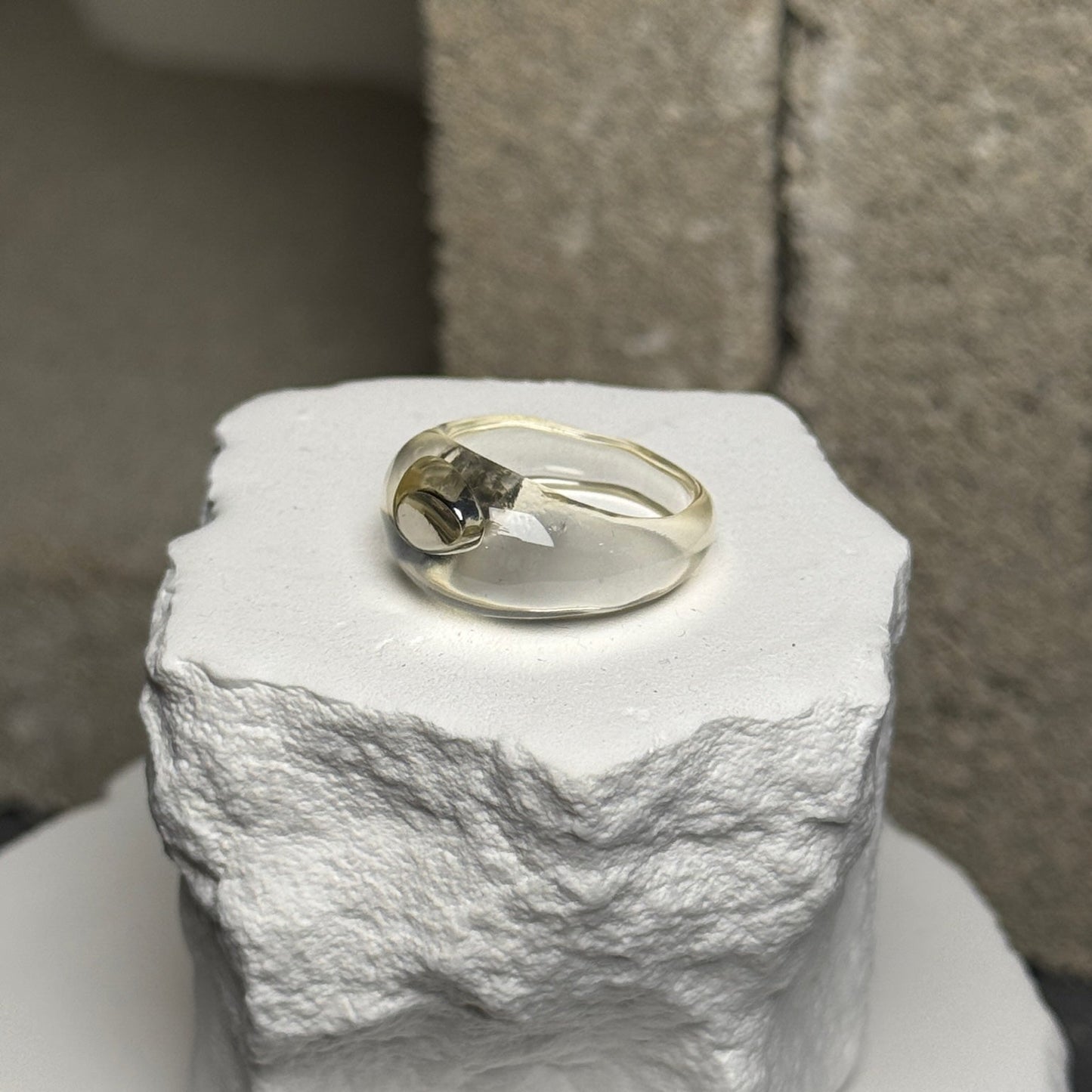 Lucid Dream Glass Ring Size 6.5