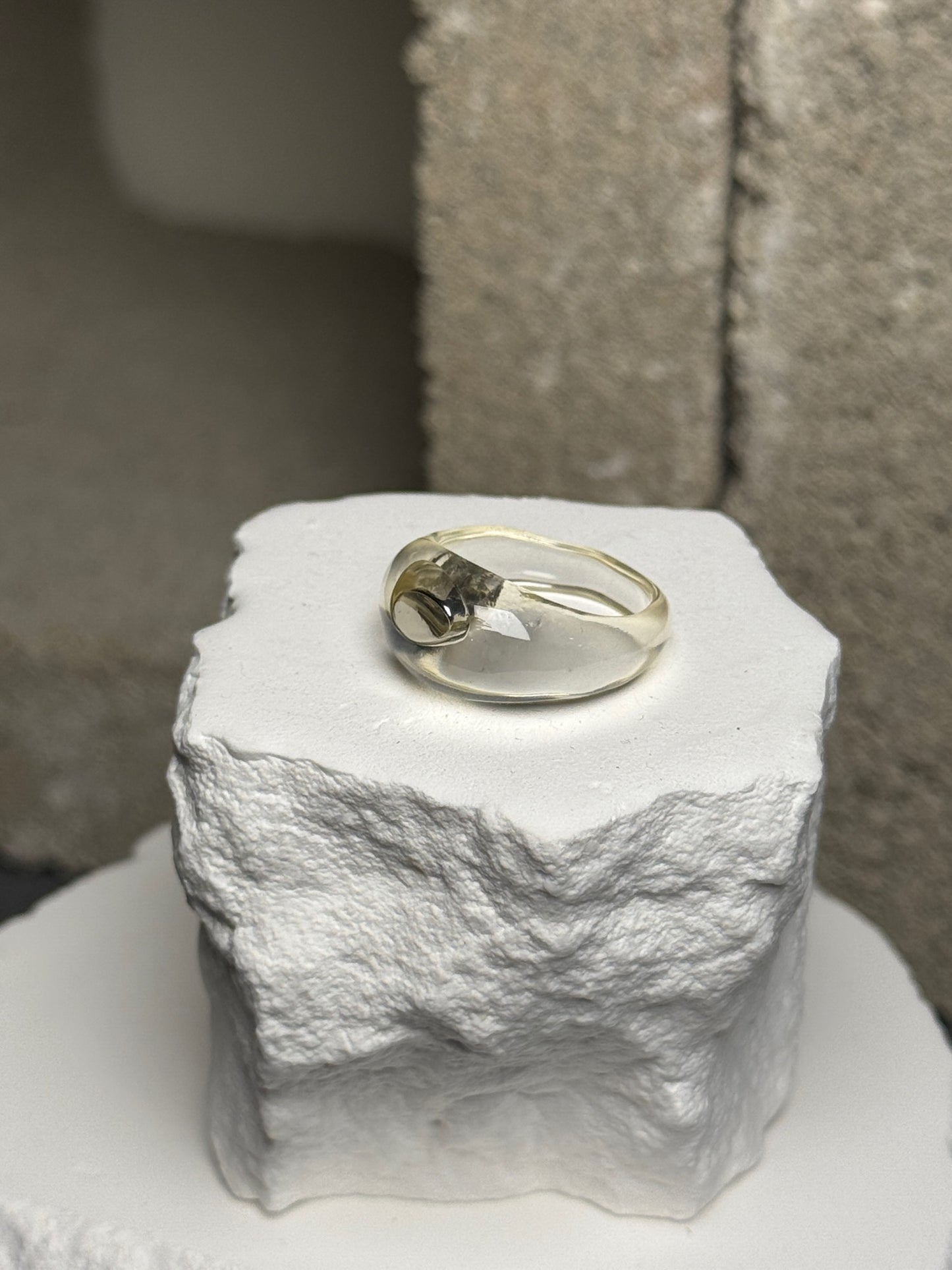 Lucid Dream Glass Ring Size 6.5