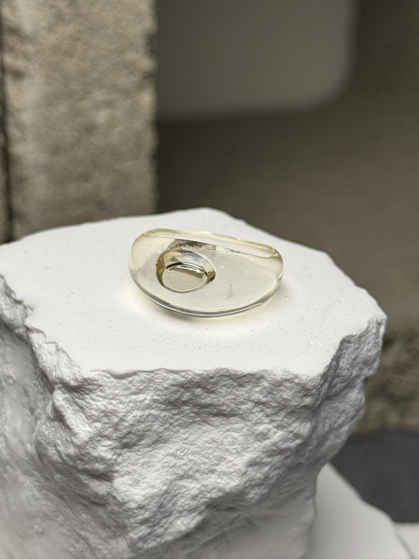 Lucid Dream Glass Ring Size 6.5