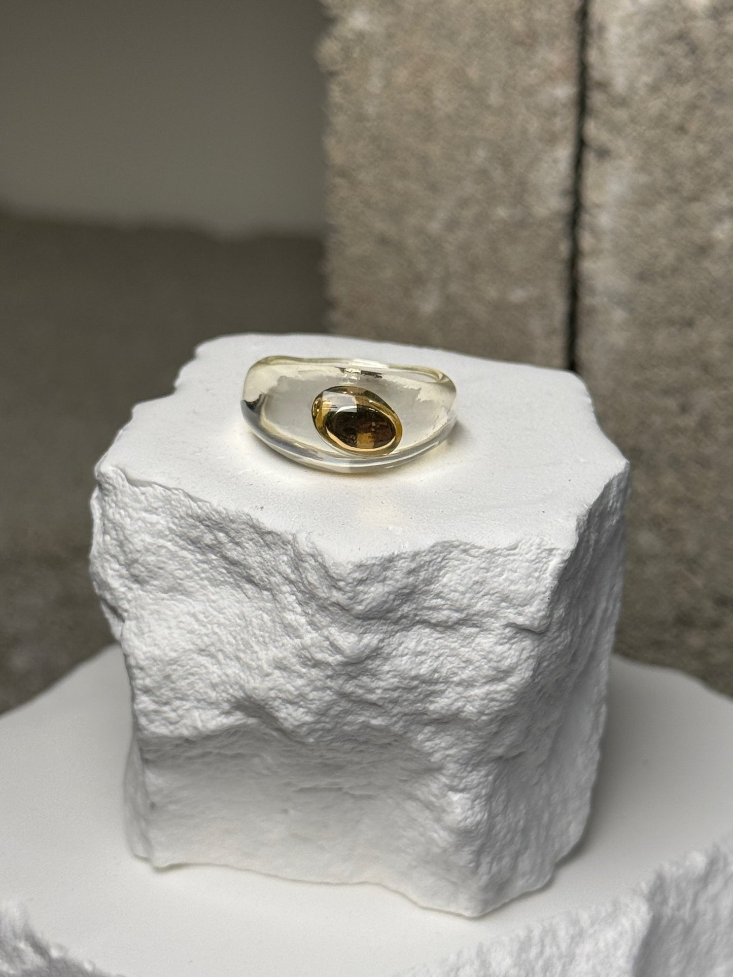 Lucid Dream Glass Ring Size 6.5