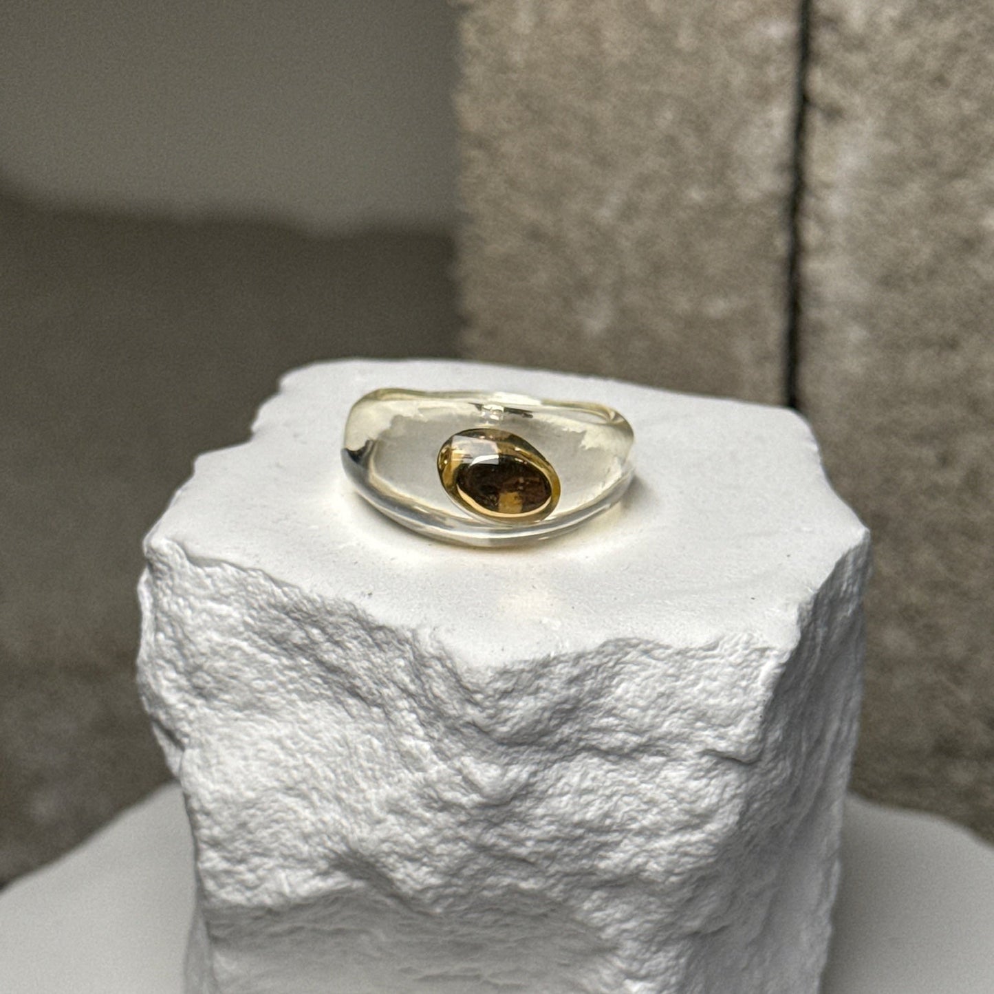 Lucid Dream Glass Ring Size 6.5